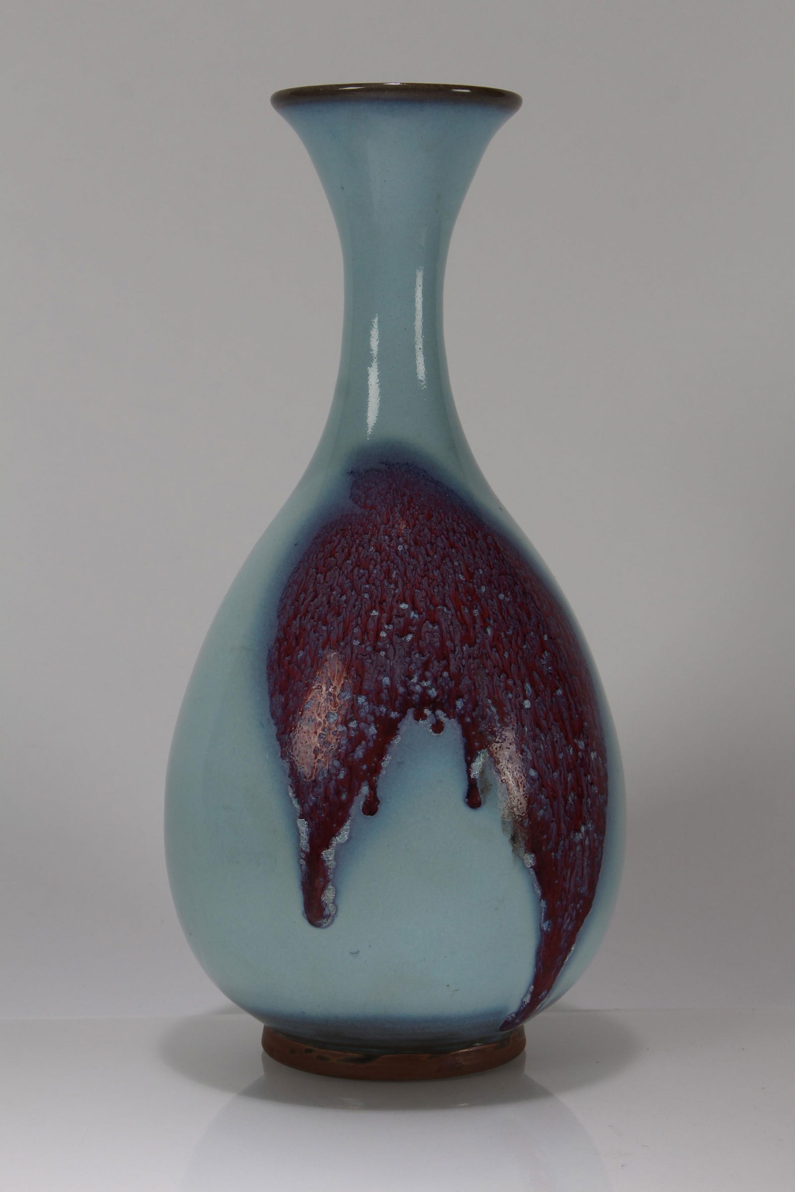 A Chinese Poetry-framing Porcelain Fortune Vase: A Chinese Poetry-framing Porcelain Fortune Vase. Height: 12 (inch).