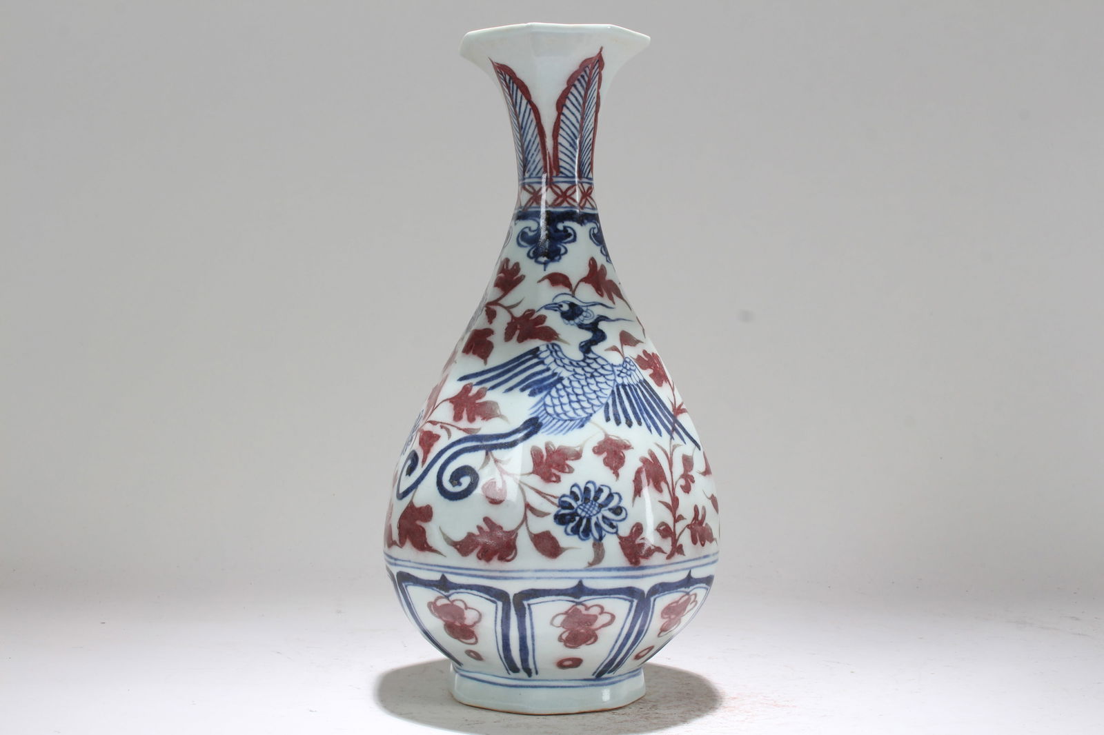 A Chinese Phoenix-fortune Porcelain Vase (1 of 4)