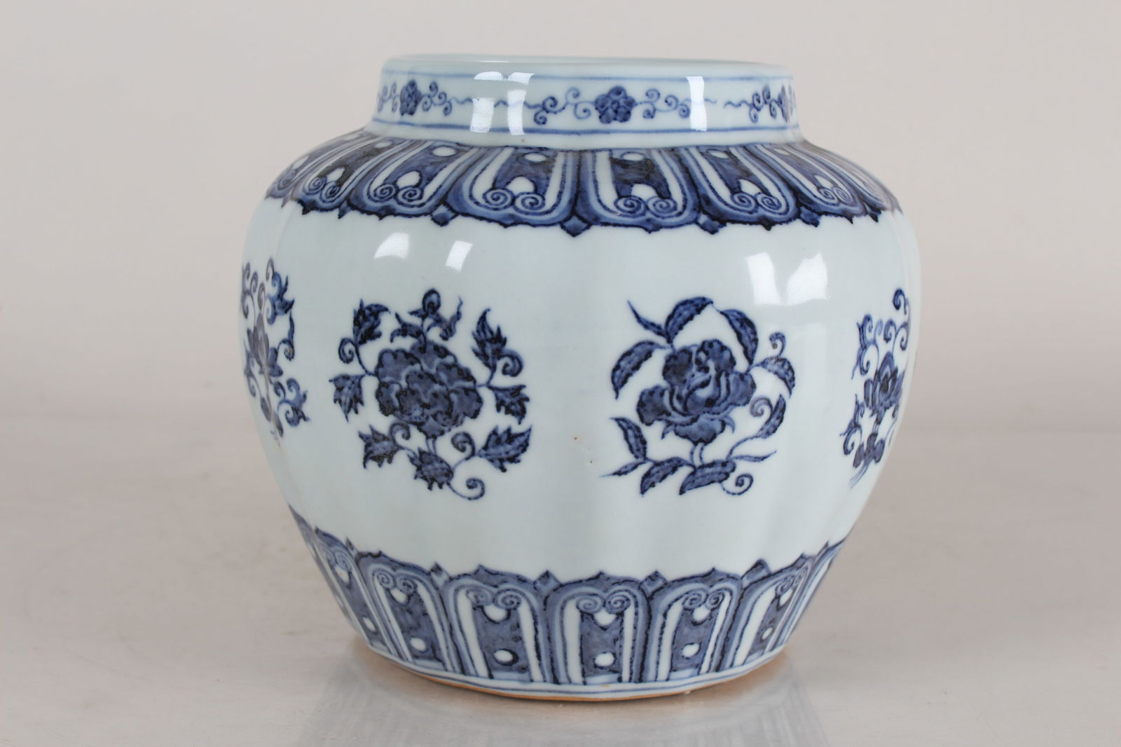 A Chinese Tri-podded Blue and White Porcelain Fortune Censer (1 of 4)
