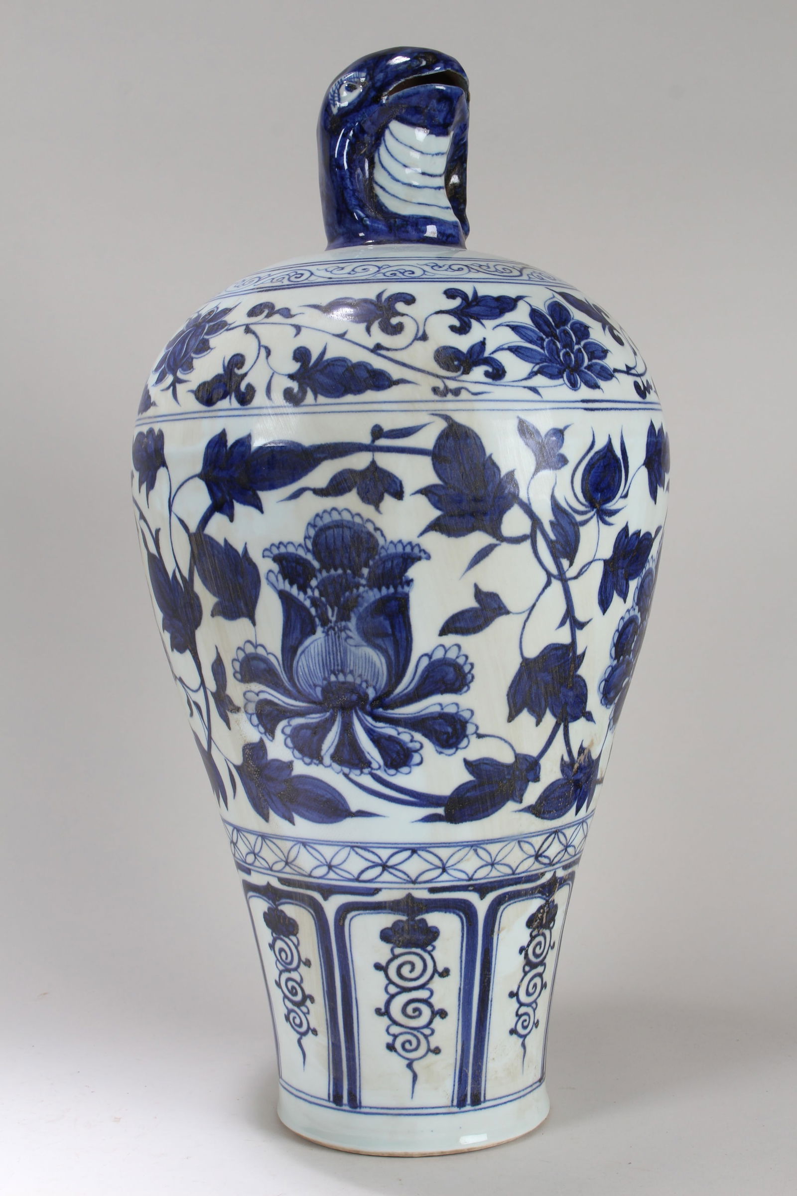 Collection of Chinese Twelve-animal Blue and White Fortune Porcelain Vase: Collection of Chinese Twelve-animal Blue and White Fortune Porcelain Vase. Height: 19.25 (inch).