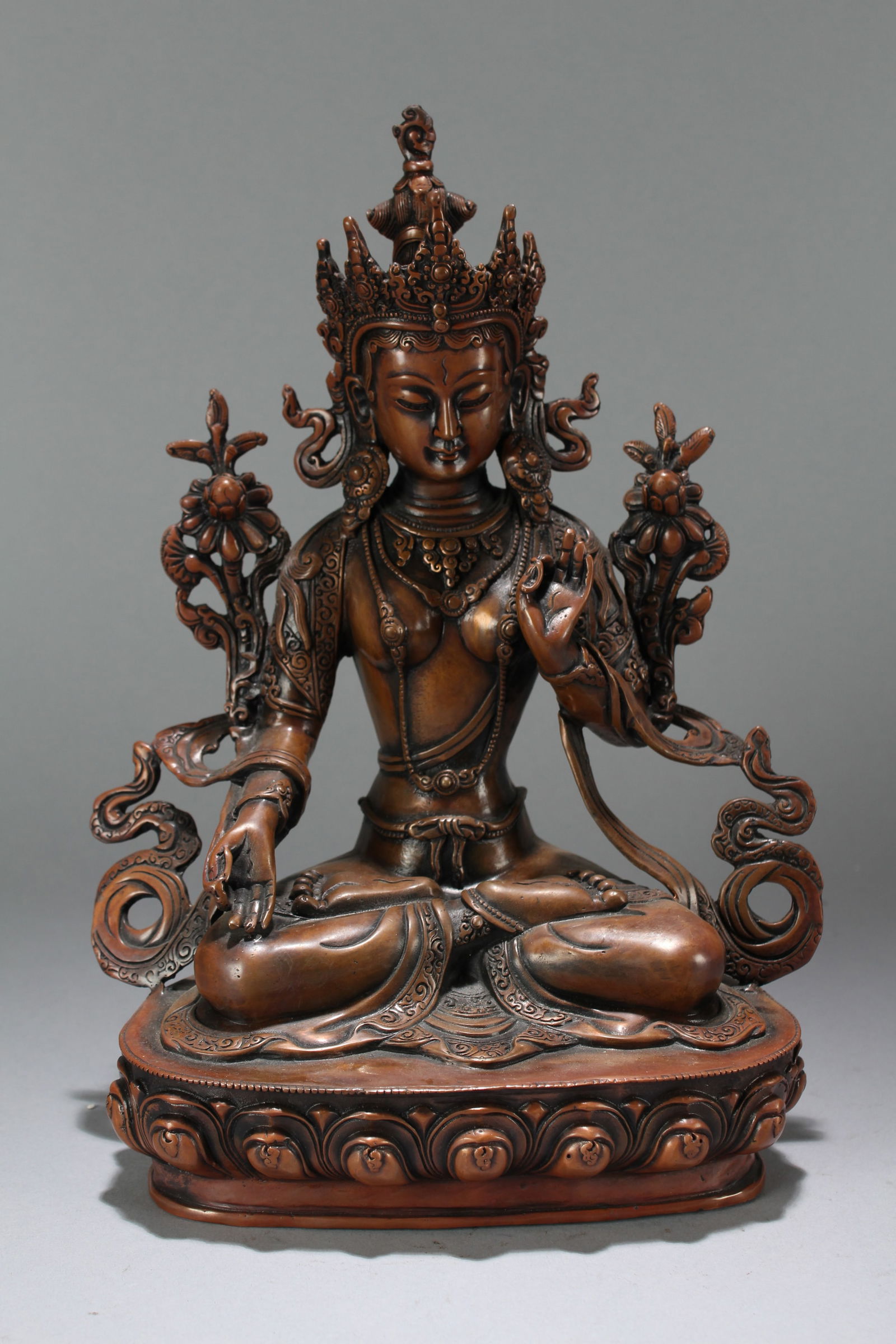 A Chinese Religious Fortune Buddha Statue (1 of 5)