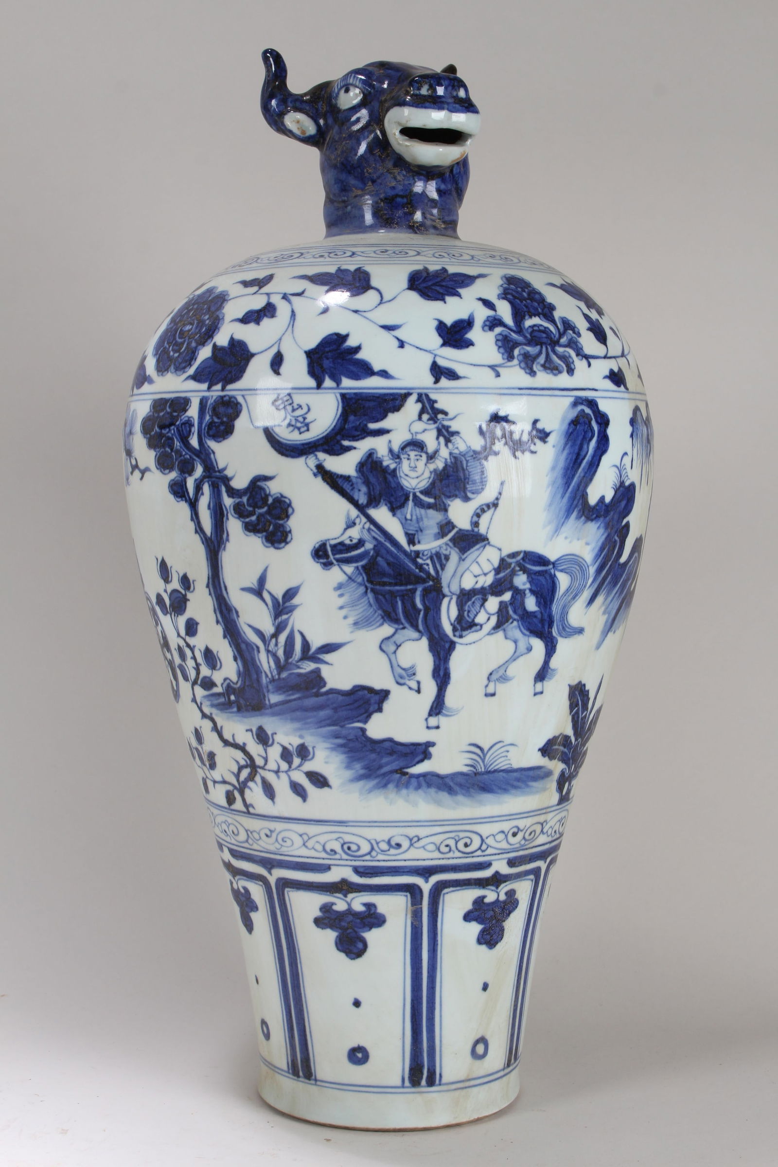 Collection of Chinese Twelve-animal Blue and White Fortune Porcelain Vase (1 of 4)
