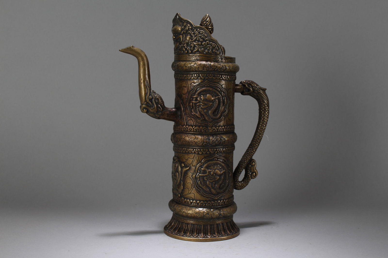 A Chinese Dragon-decorating Religious Fortune Ewer (1 of 5)