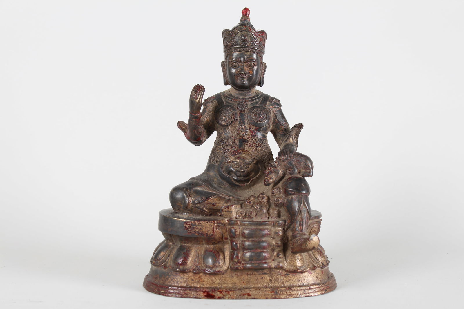 A Chinese Religious Fortune Buddha Statue (1 of 4)