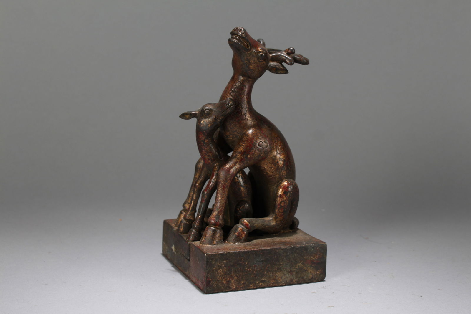 A Chinese Fortune Deer-portrait Statue (1 of 5)