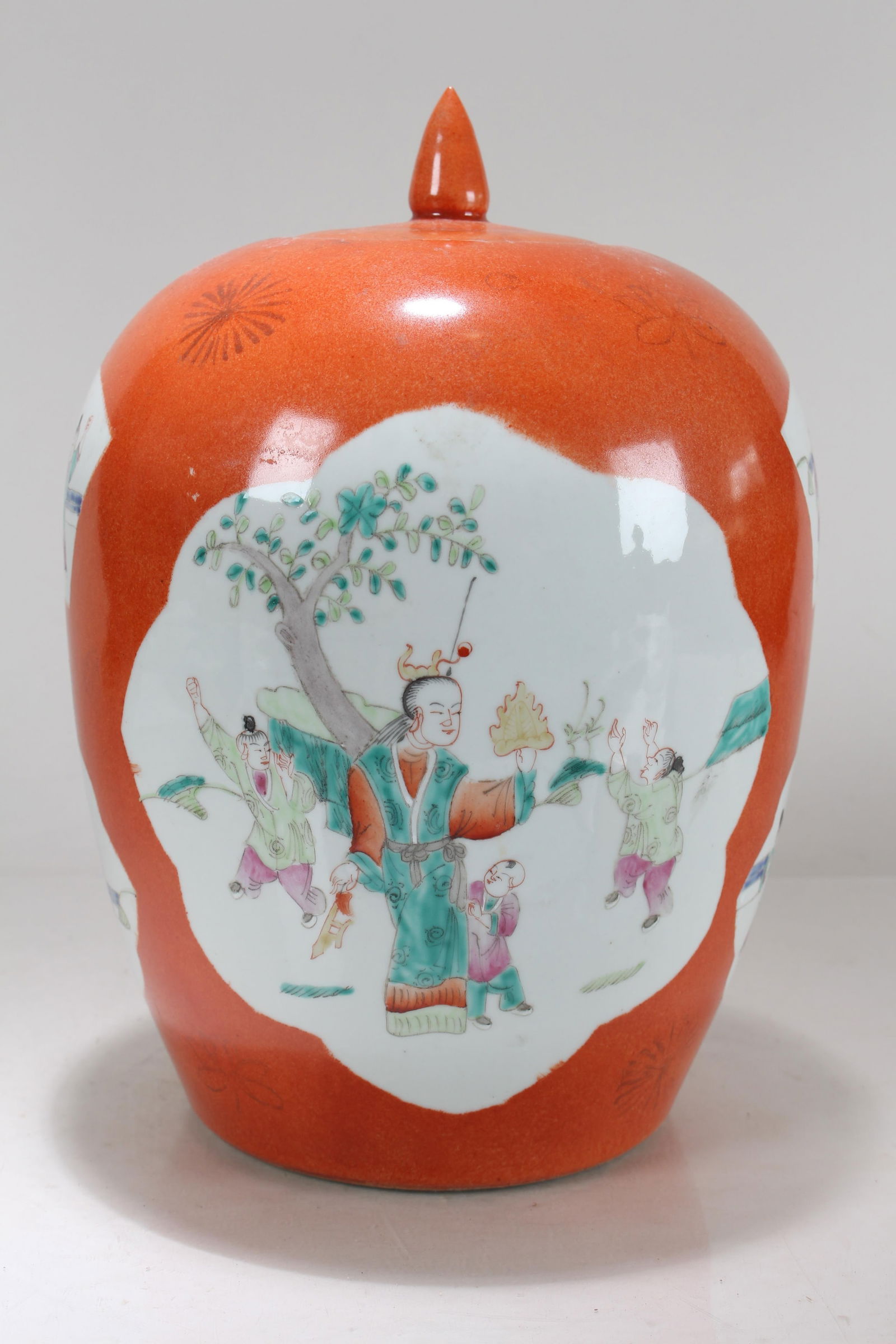 A Chinese Massive Story-telling Porcelain Fortune Vase (1 of 6)