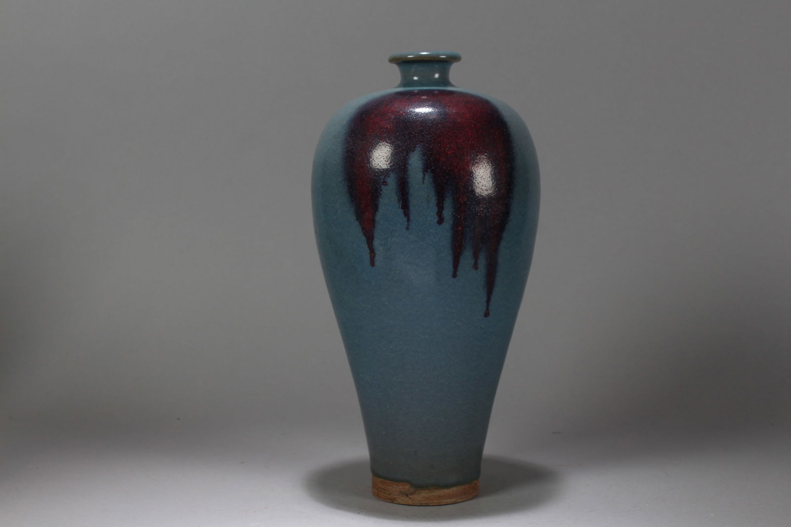 A Chinese Color-changed Jun Porcelain Fortune Vase (1 of 5)