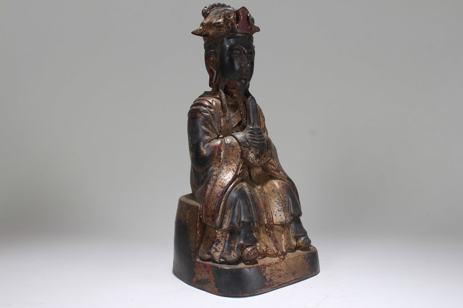 Chinese Religious Fortune Statue - 2