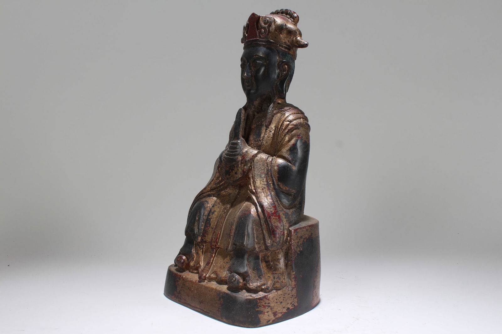 Chinese Religious Fortune Statue - 3