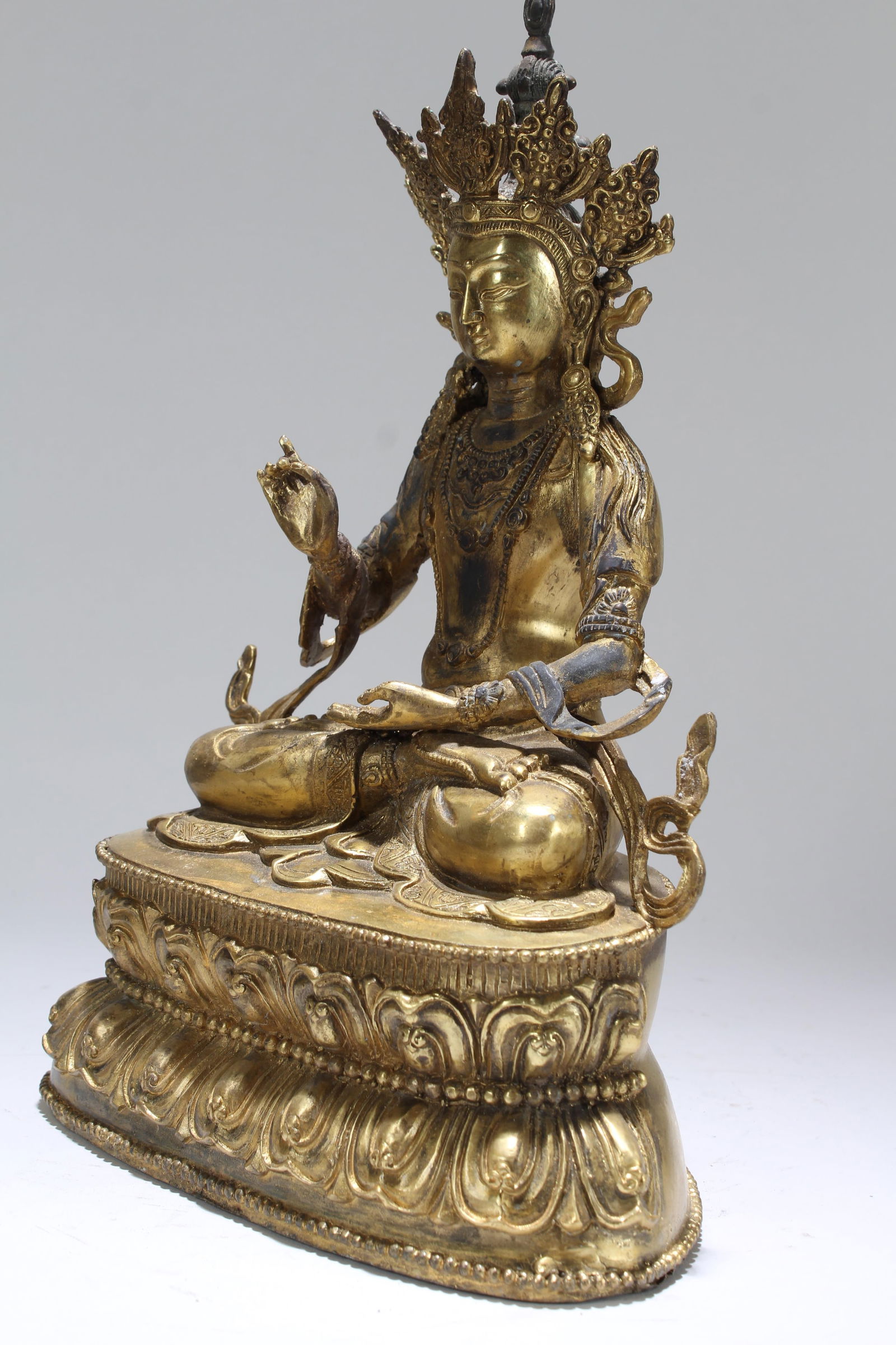 Chinese Religious Fortune Statue - 3