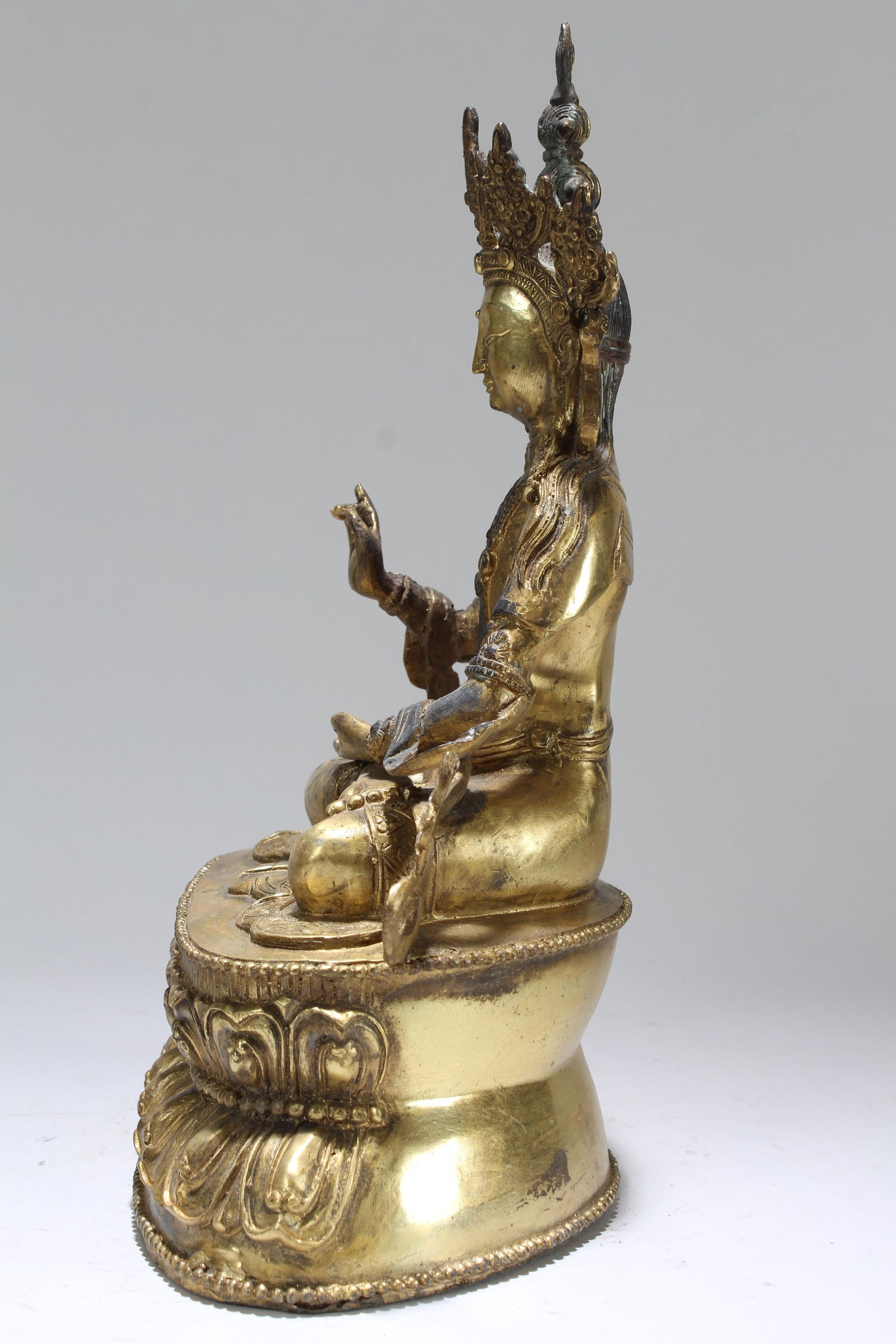 Chinese Religious Fortune Statue - 4