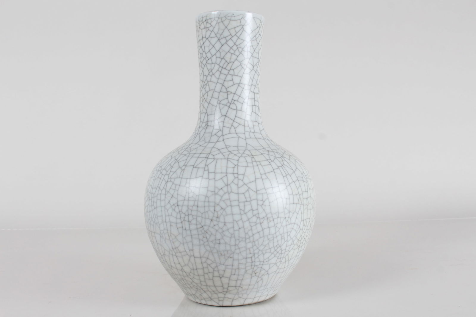 A Chinese Crack-glazed Porcelain Fortune Vase (1 of 3)