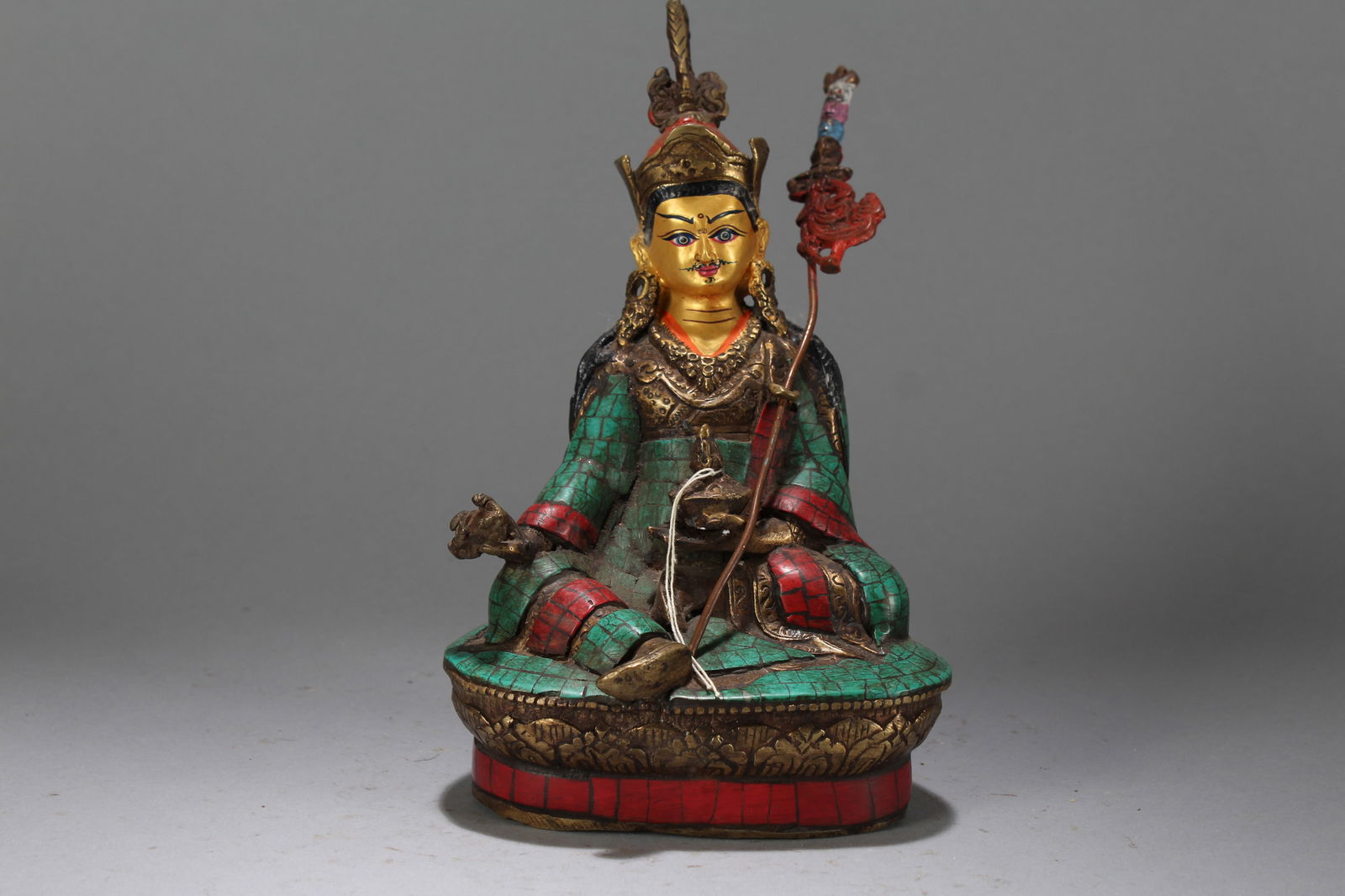 A Chinese Anicent-framing Religious Fortune Buddha Statue (1 of 6)