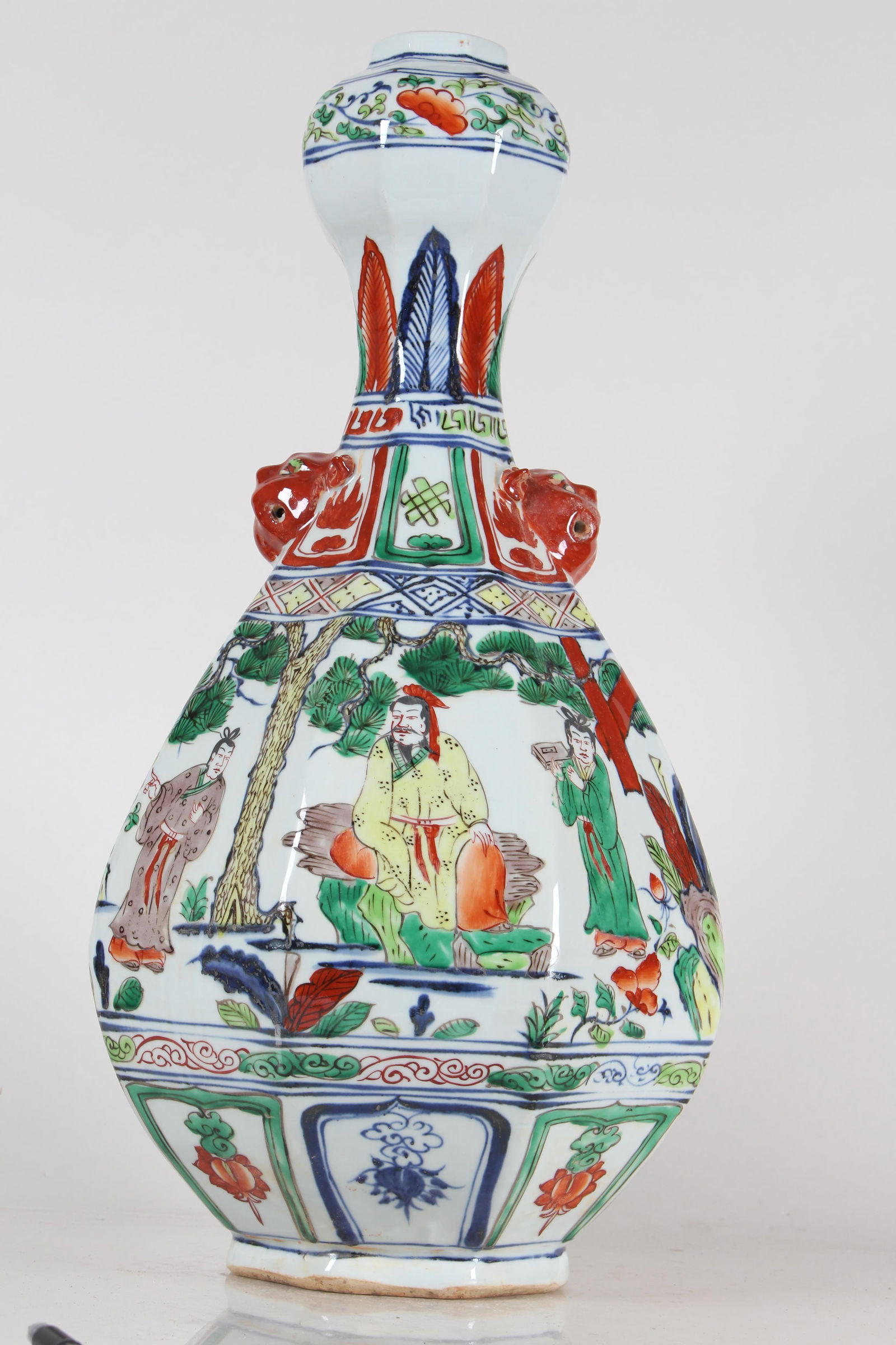 Collection of Chinese Twelve-animal Detailed Story-telling Porcelain Fortune Vase: Collection of Chinese Twelve-animal Detailed Story-telling Porcelain Fortune Vase . Height: 20(inch).