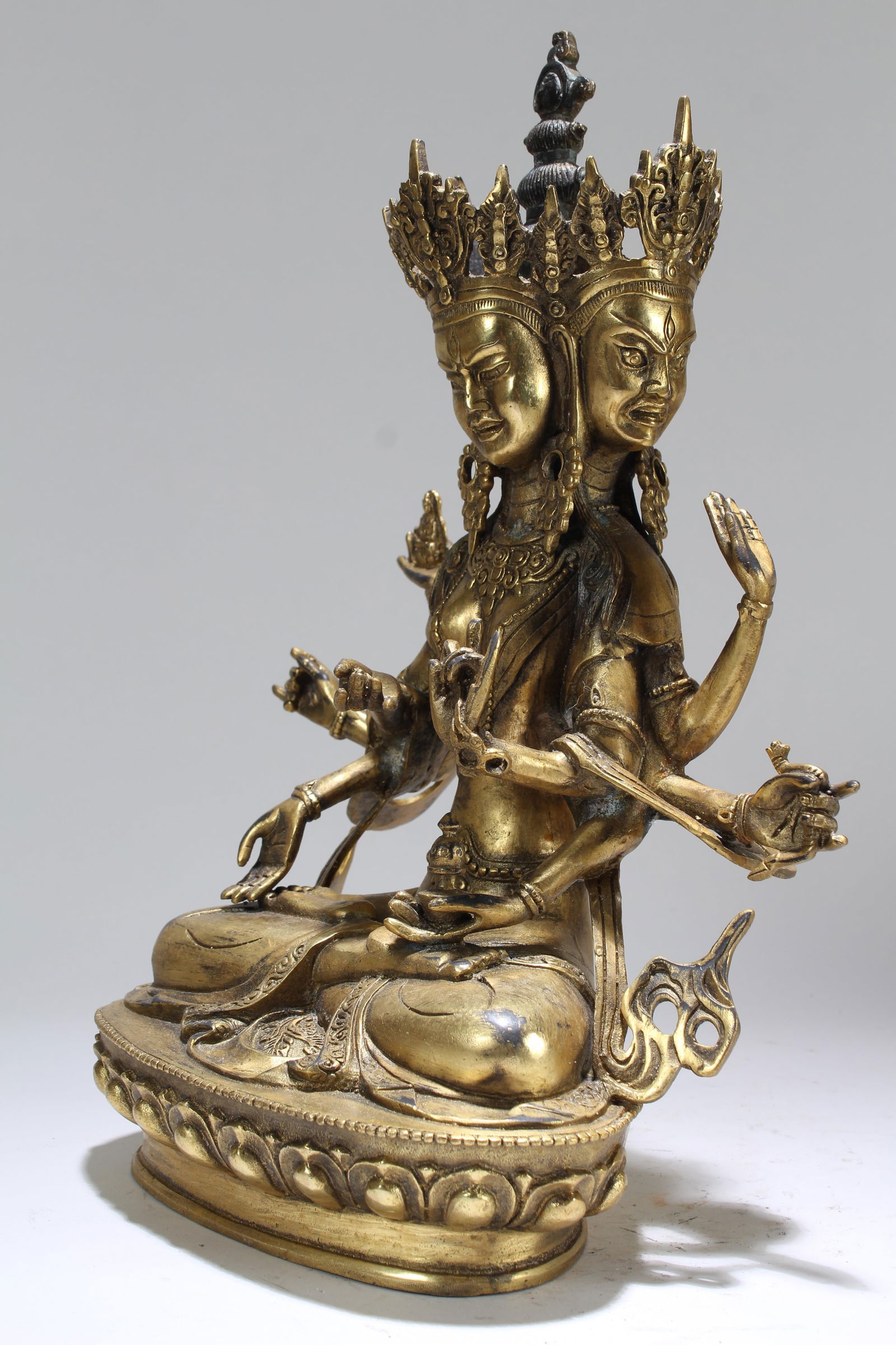 Chinese Religious Fortune Statue - 3