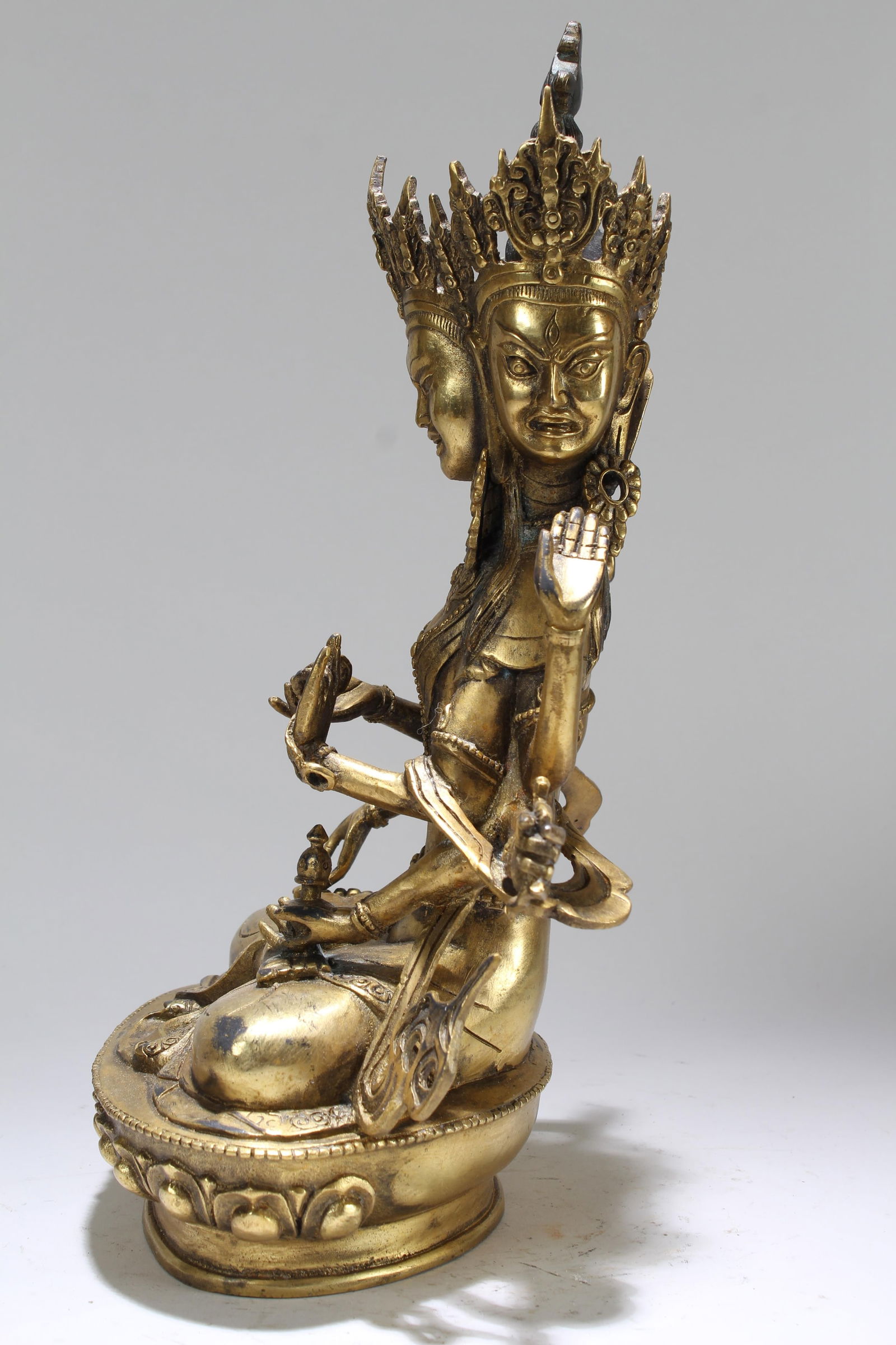 Chinese Religious Fortune Statue - 4