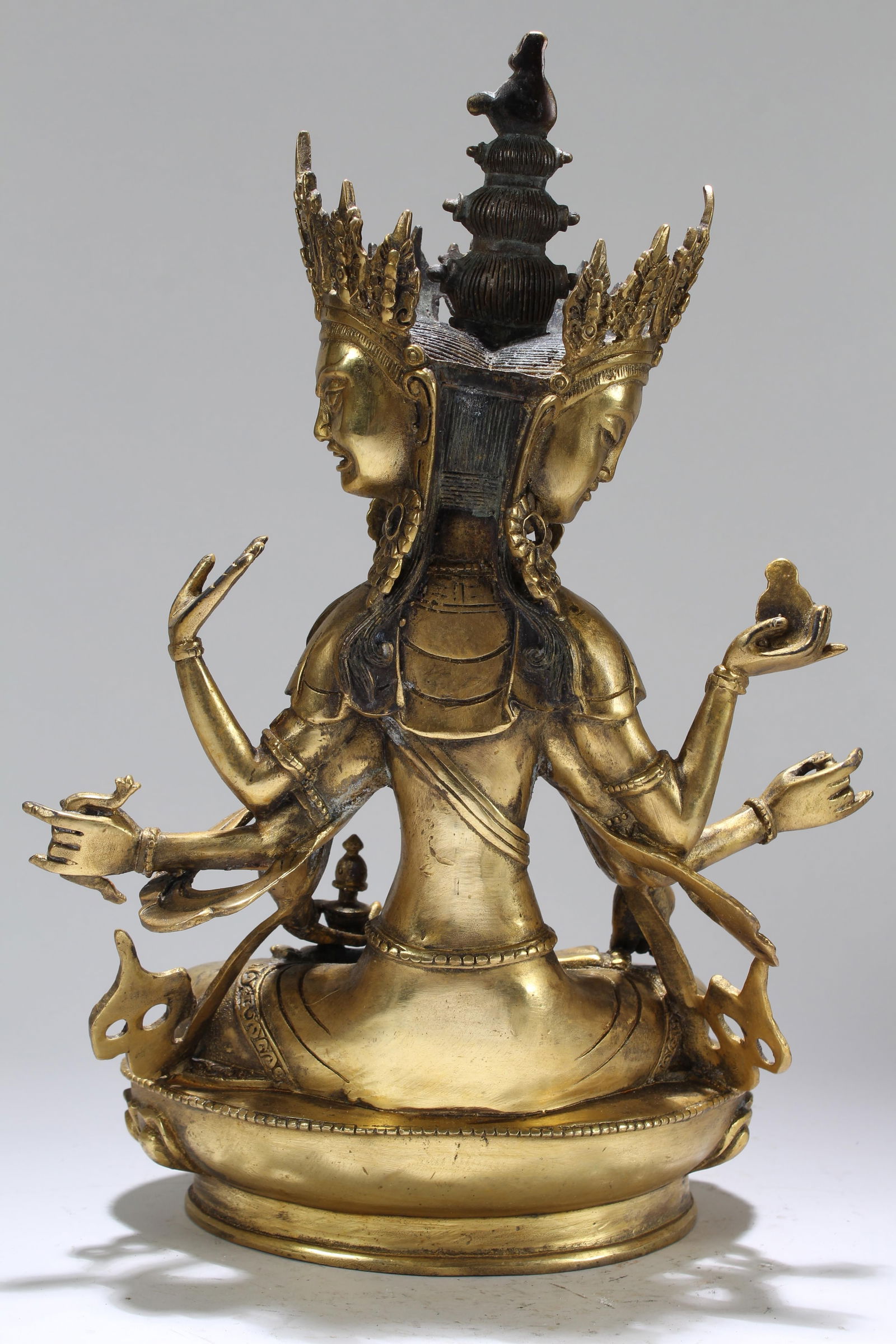 Chinese Religious Fortune Statue - 5