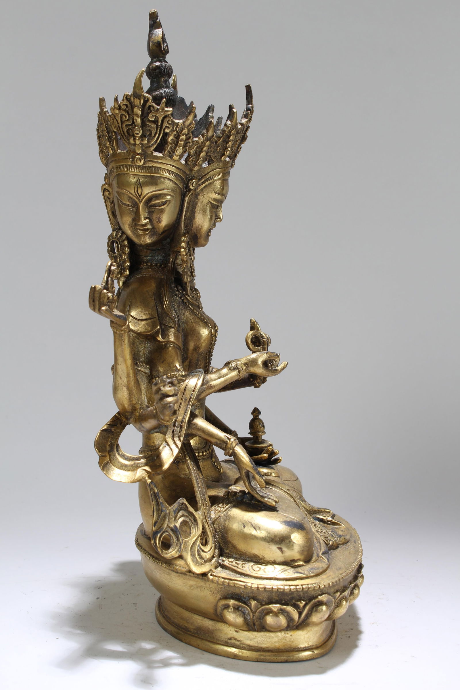 Chinese Religious Fortune Statue - 6