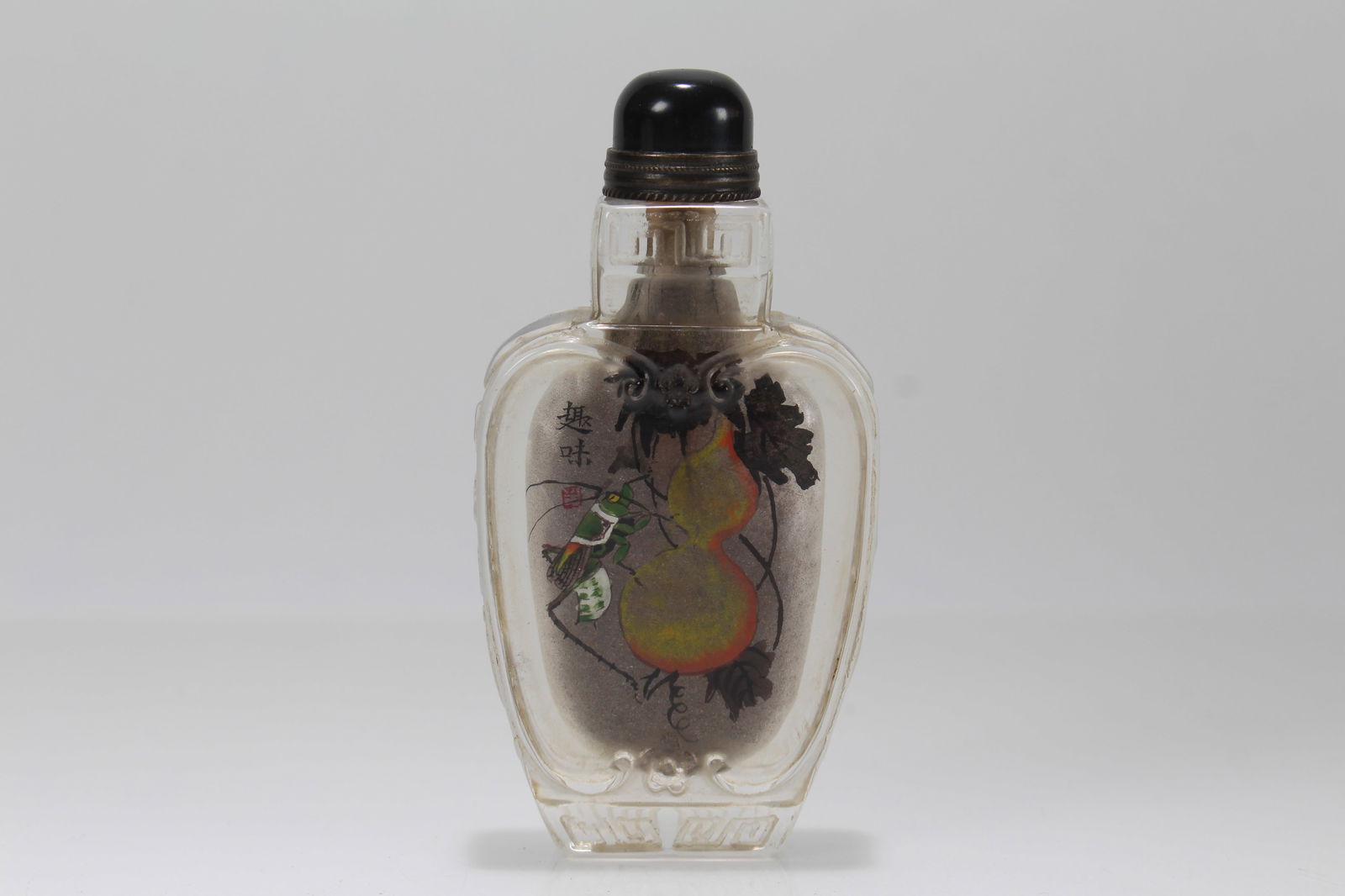 A Chinese Inner-painting Nature-sceen Fortune Snuff Bottle (1 of 5)