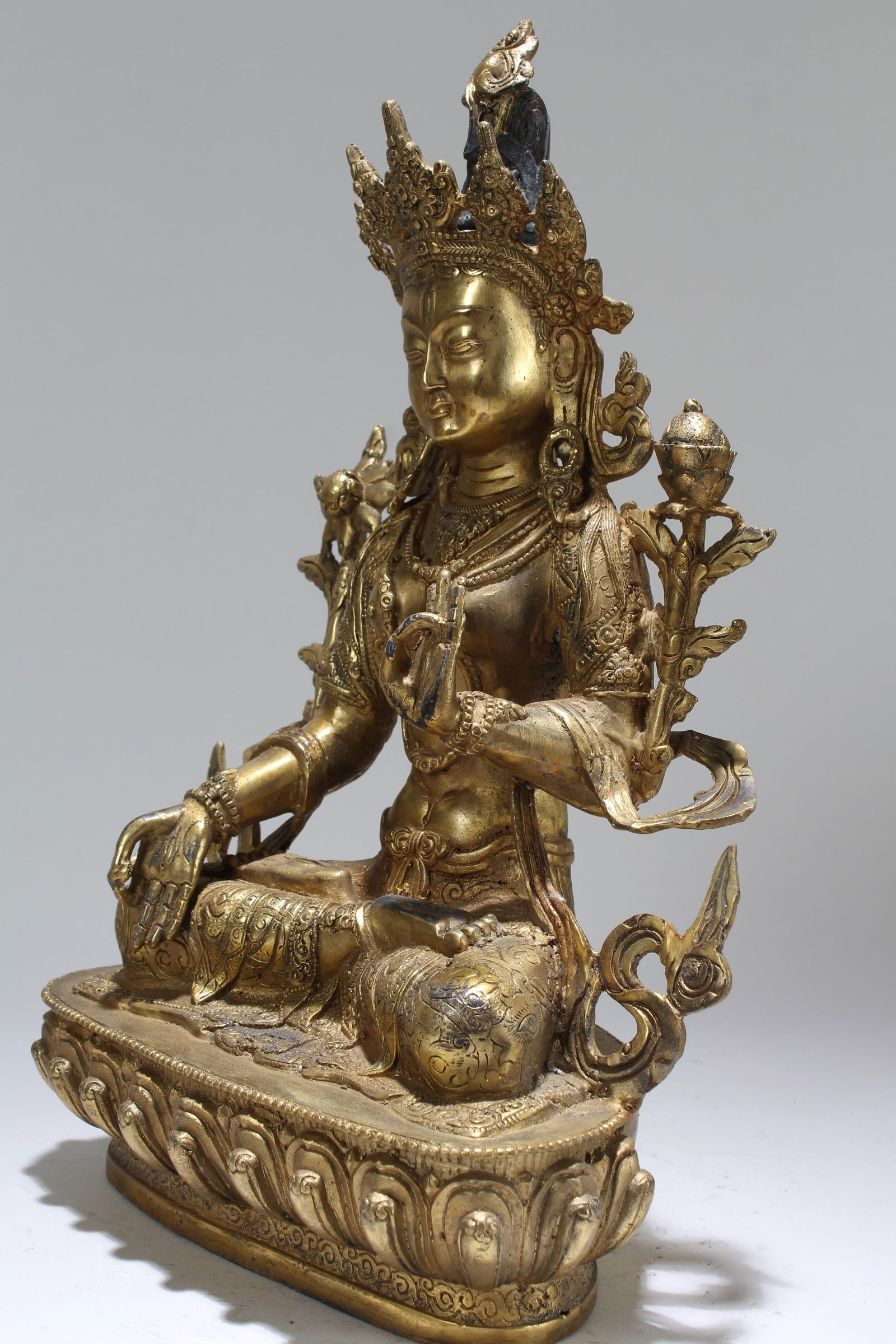 Chinese Religious Fortune Statue - 3