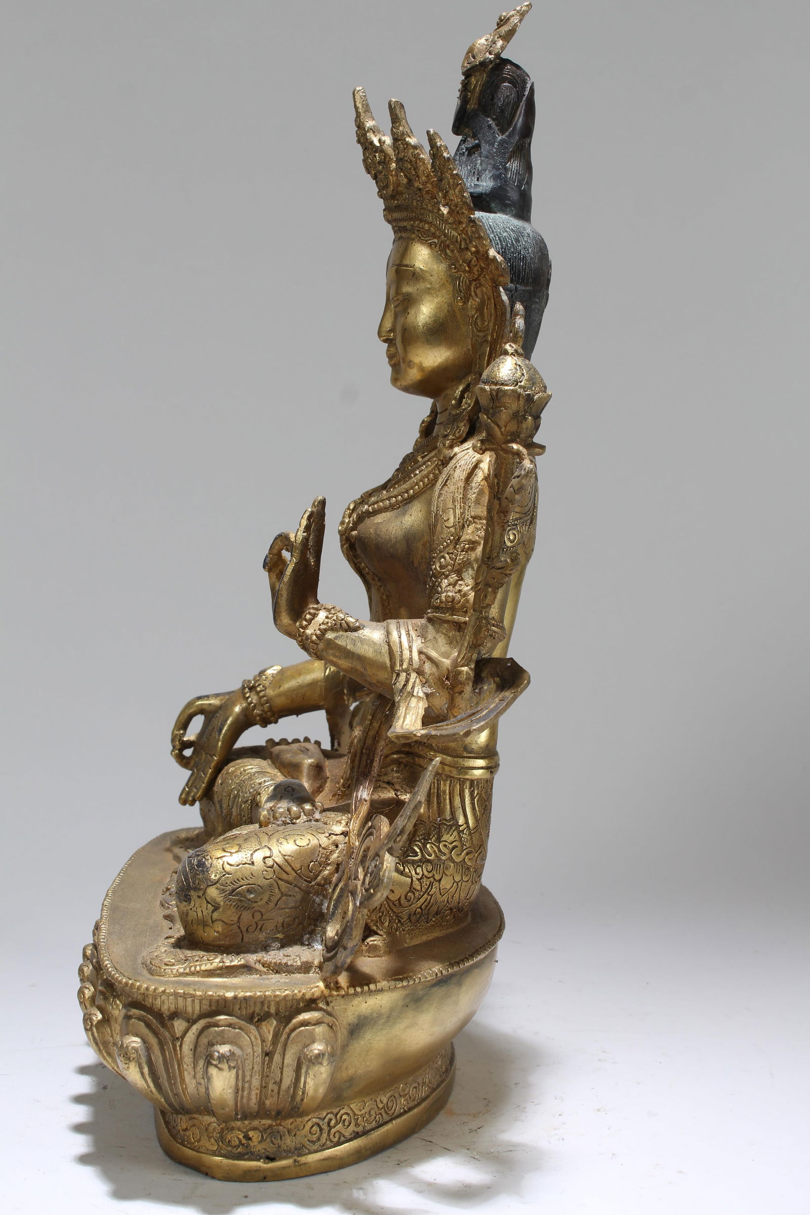 Chinese Religious Fortune Statue - 4