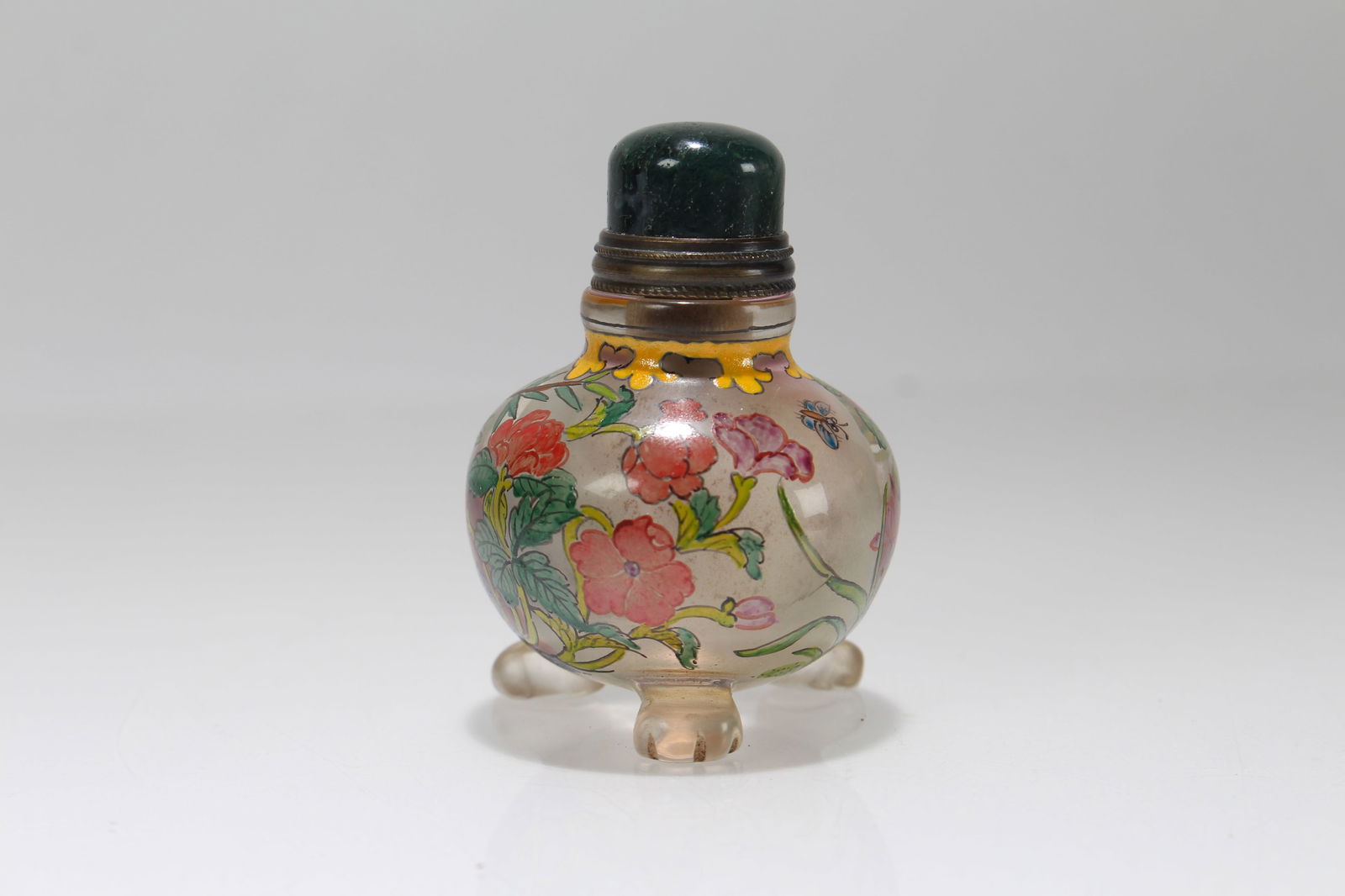 A Chinese Inner-painting Nature-sceen Fortune Snuff Bottle: A Chinese Inner-painting Nature-sceen Fortune Snuff Bottle . Height: 2 (inch).