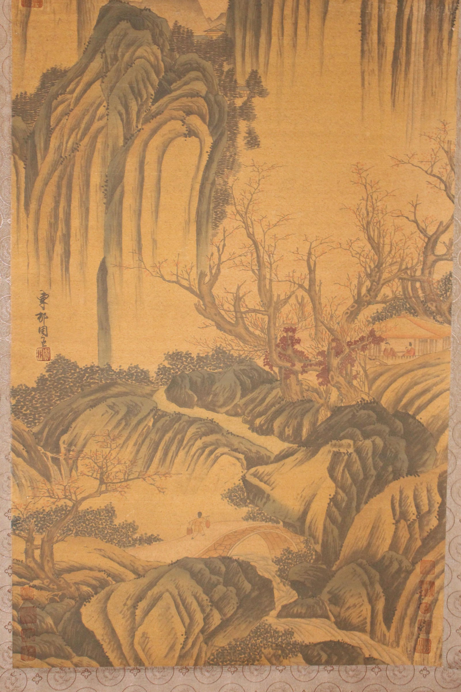 A Chinese Mountain-view Fortune Scroll - 4