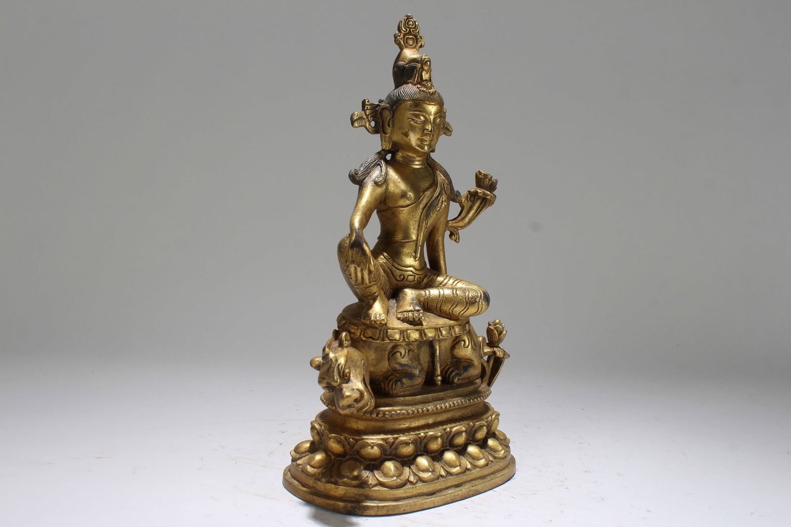 Chinese Religious Fortune Statue - 2