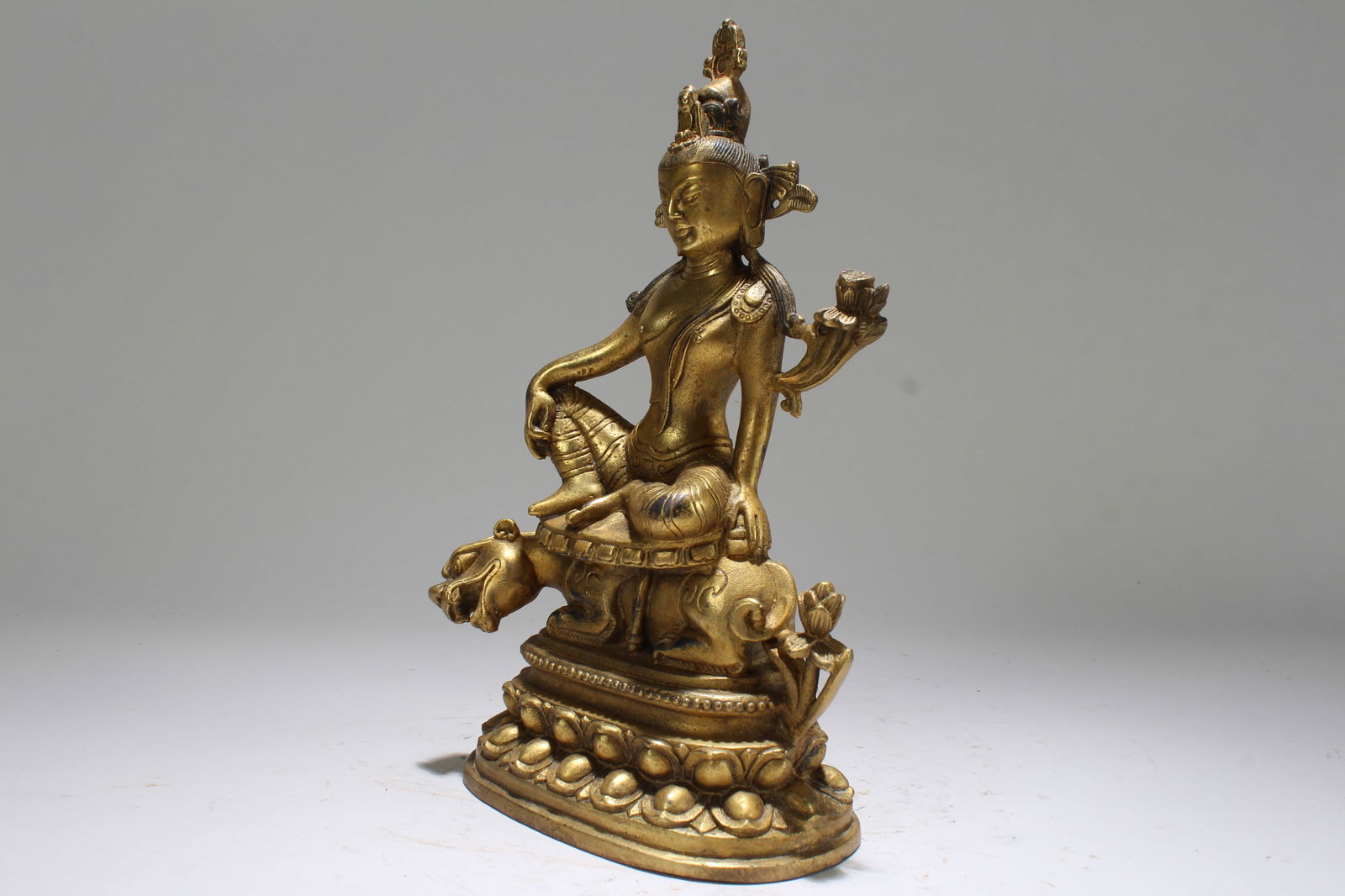 Chinese Religious Fortune Statue - 4