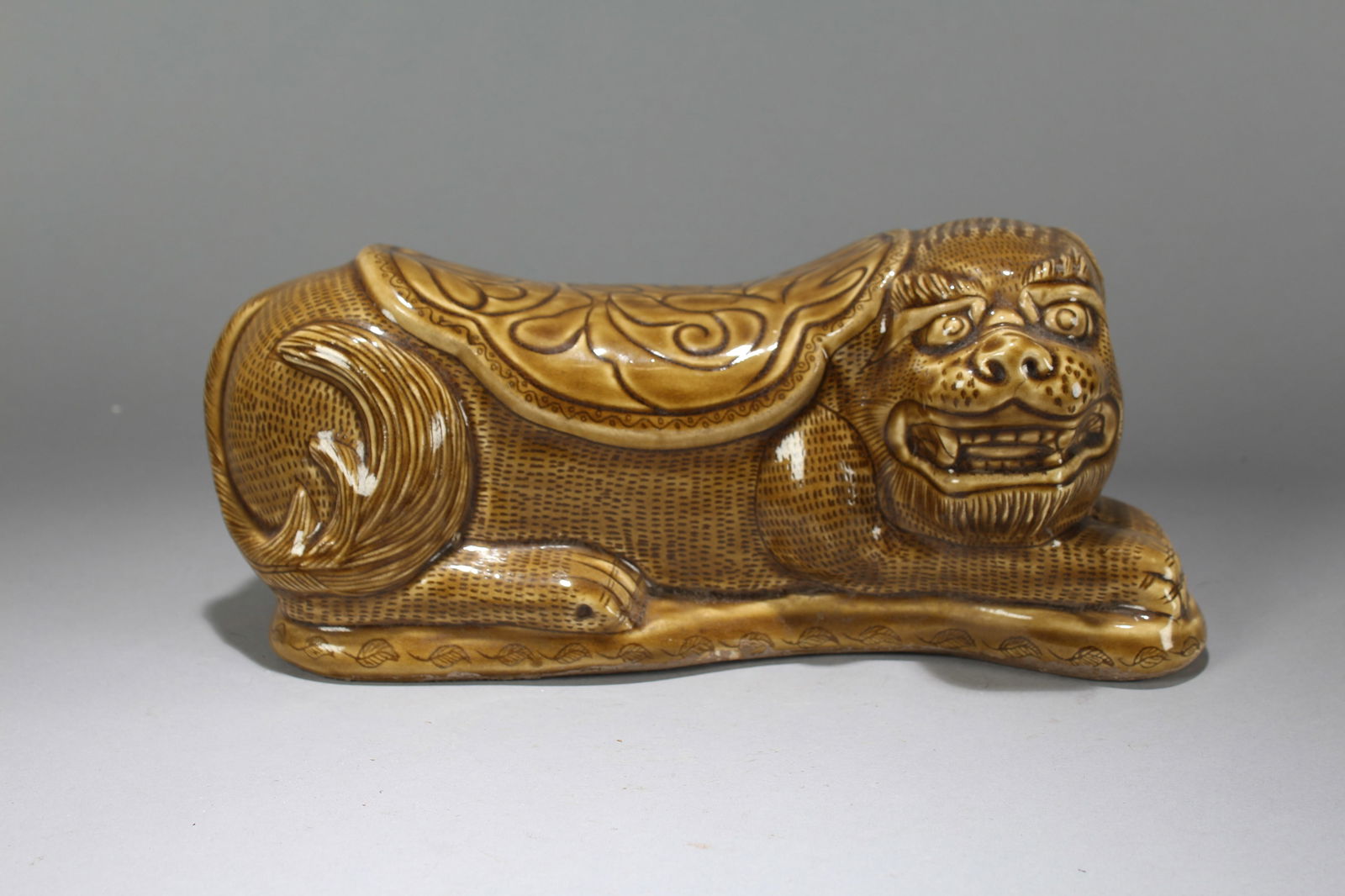 A Chinese Myth-beast Religious Porcelain Statue (1 of 6)