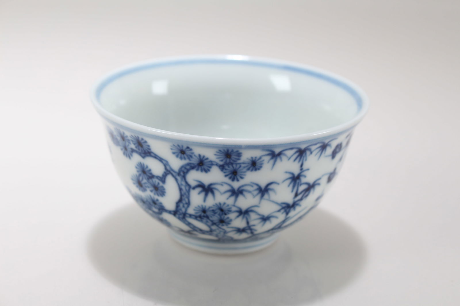 A Chinese Blue and White Porcelain Cup (1 of 4)