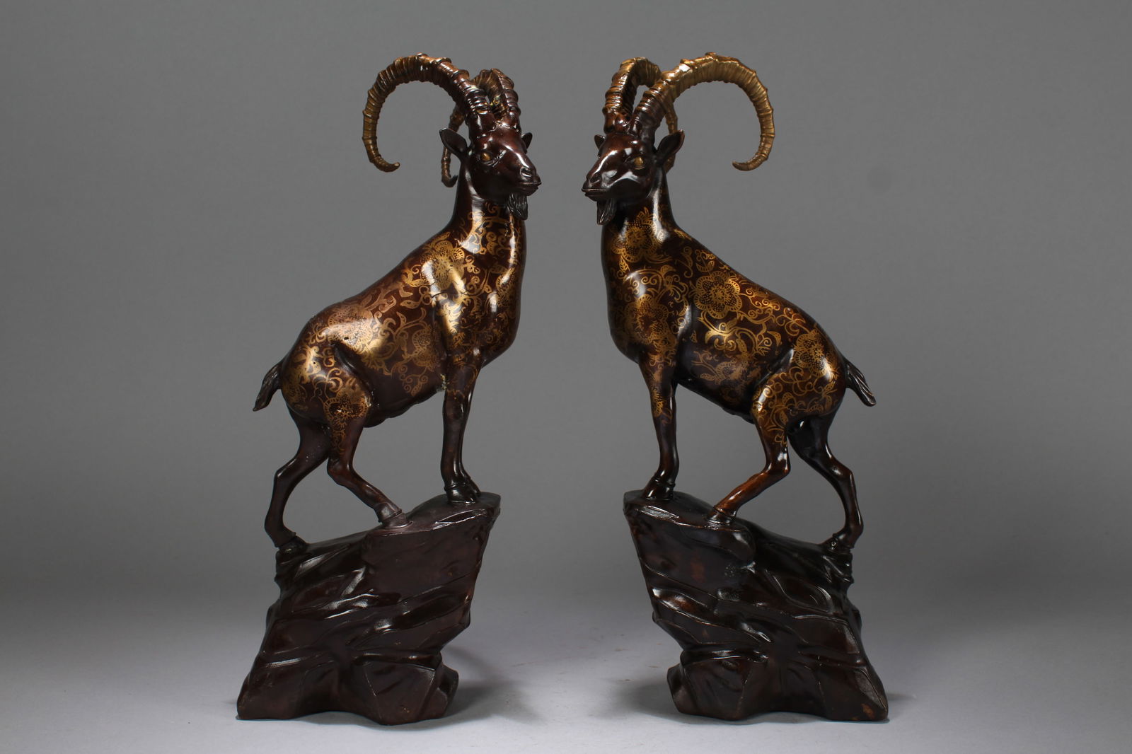 Collection of Chinese Religious Goat Statues (1 of 8)