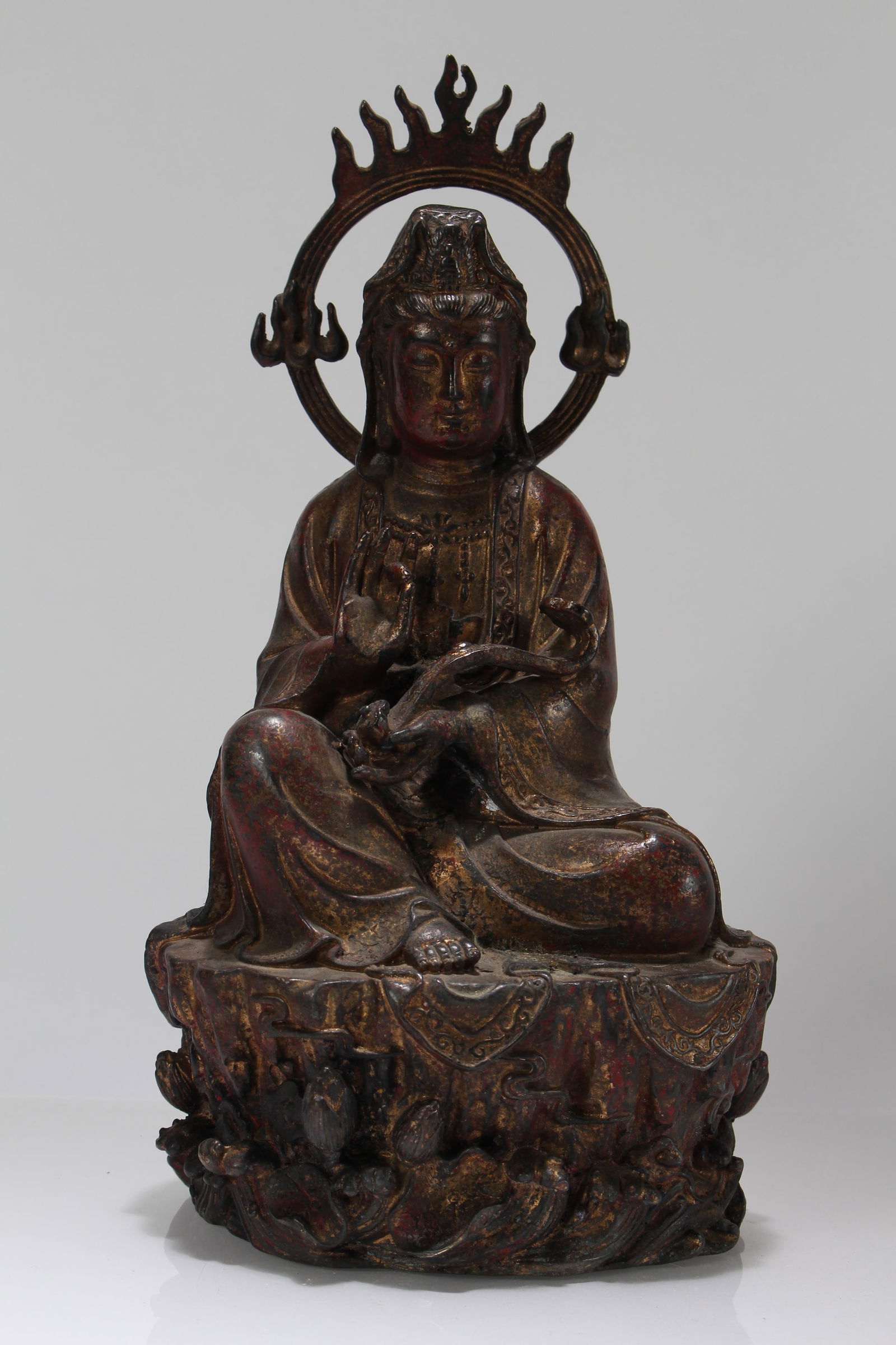 A Chinese Aura-fortune Religious Buddha Statue (1 of 5)