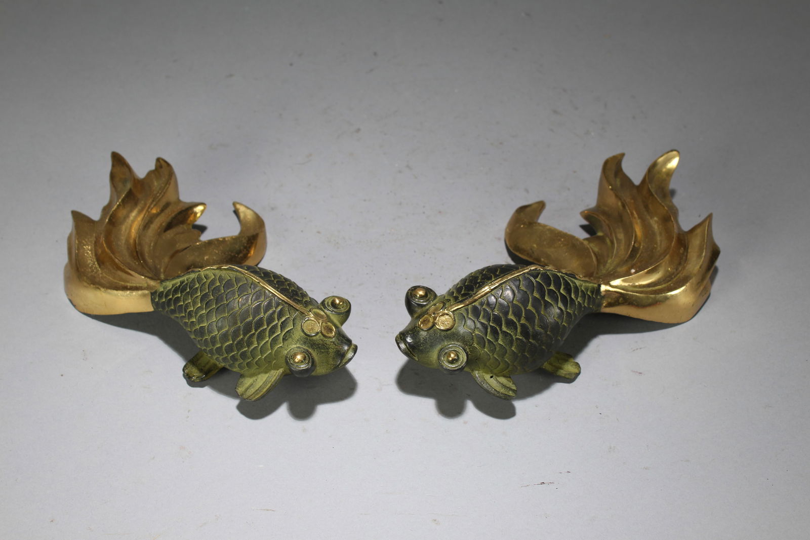 Collection of Chinese Aqua-theme Statues: Collection of Chinese Aqua-theme Statues. Height : 2.25 (inch). Width : 7.4 (inch). Length : 4 (inch).