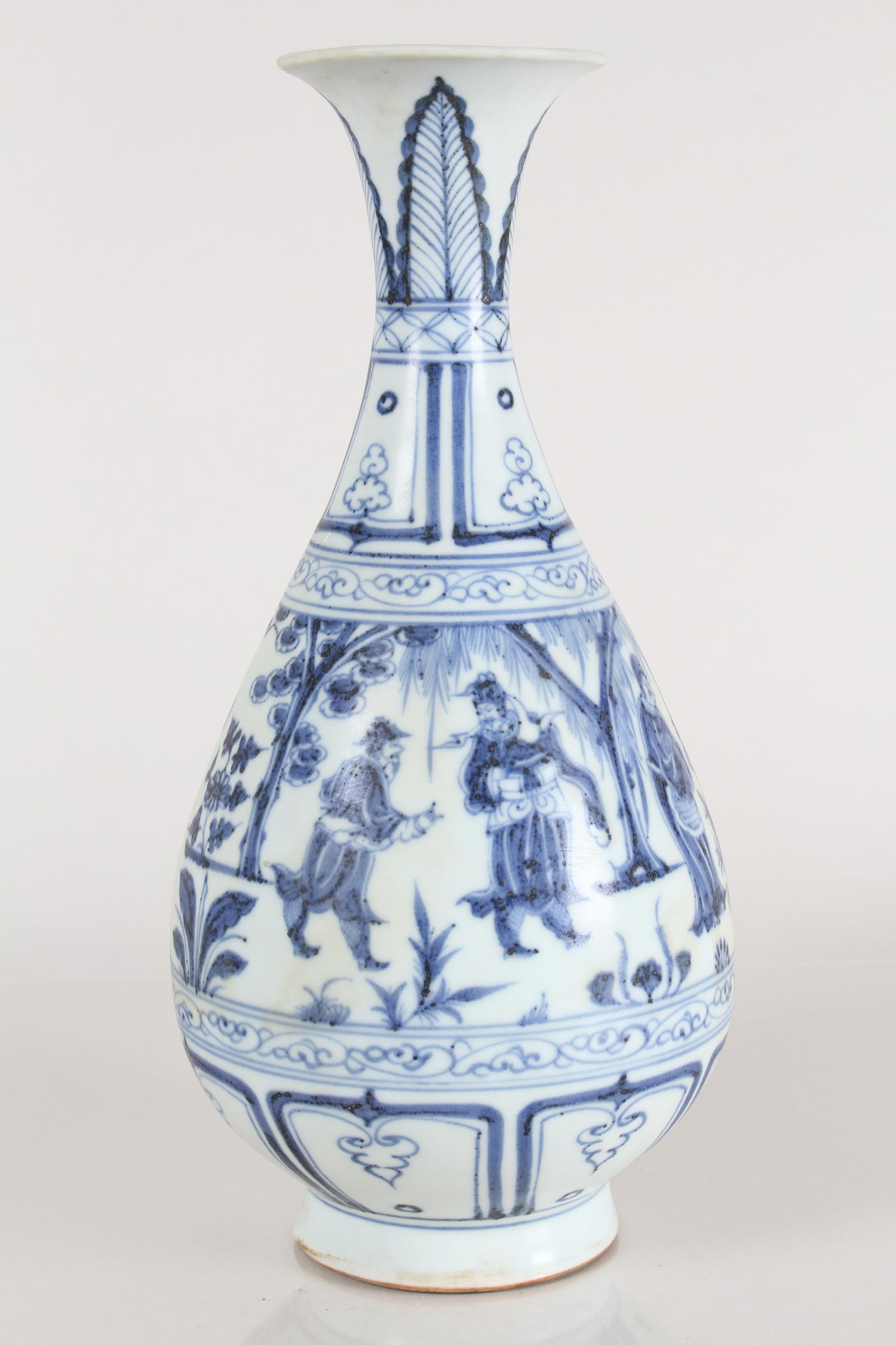 A Chinese Blue and White Massive Porcelain Fortune Vase (1 of 6)