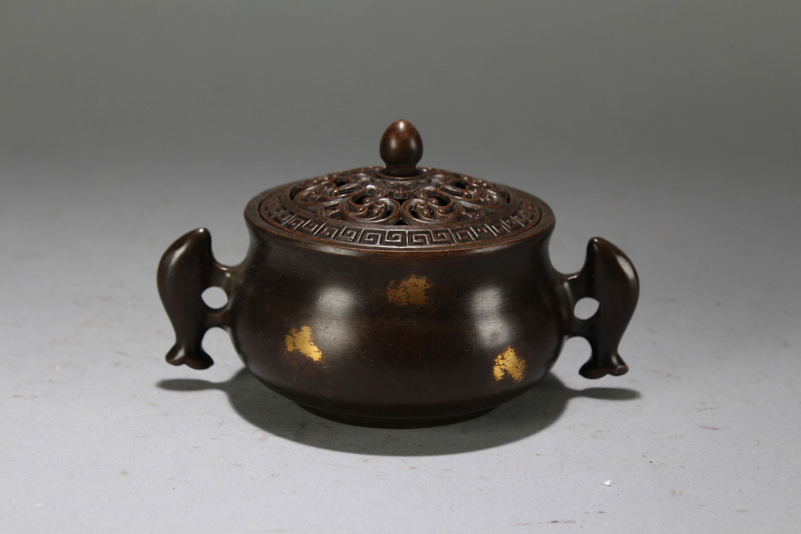 A Chinese Duo-opening Lidded Fortune Censer (1 of 5)