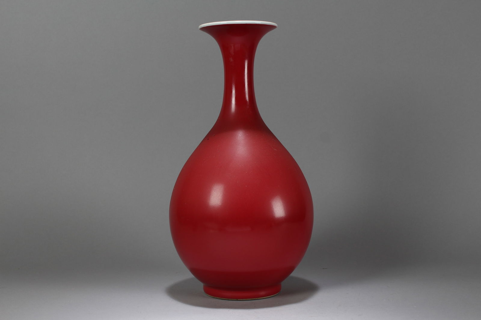 A Chinese Religious Red-coding Porcelain Fortune Vase: A Chinese Religious Red-coding Porcelain Fortune Vase. Height: 14 (inch).