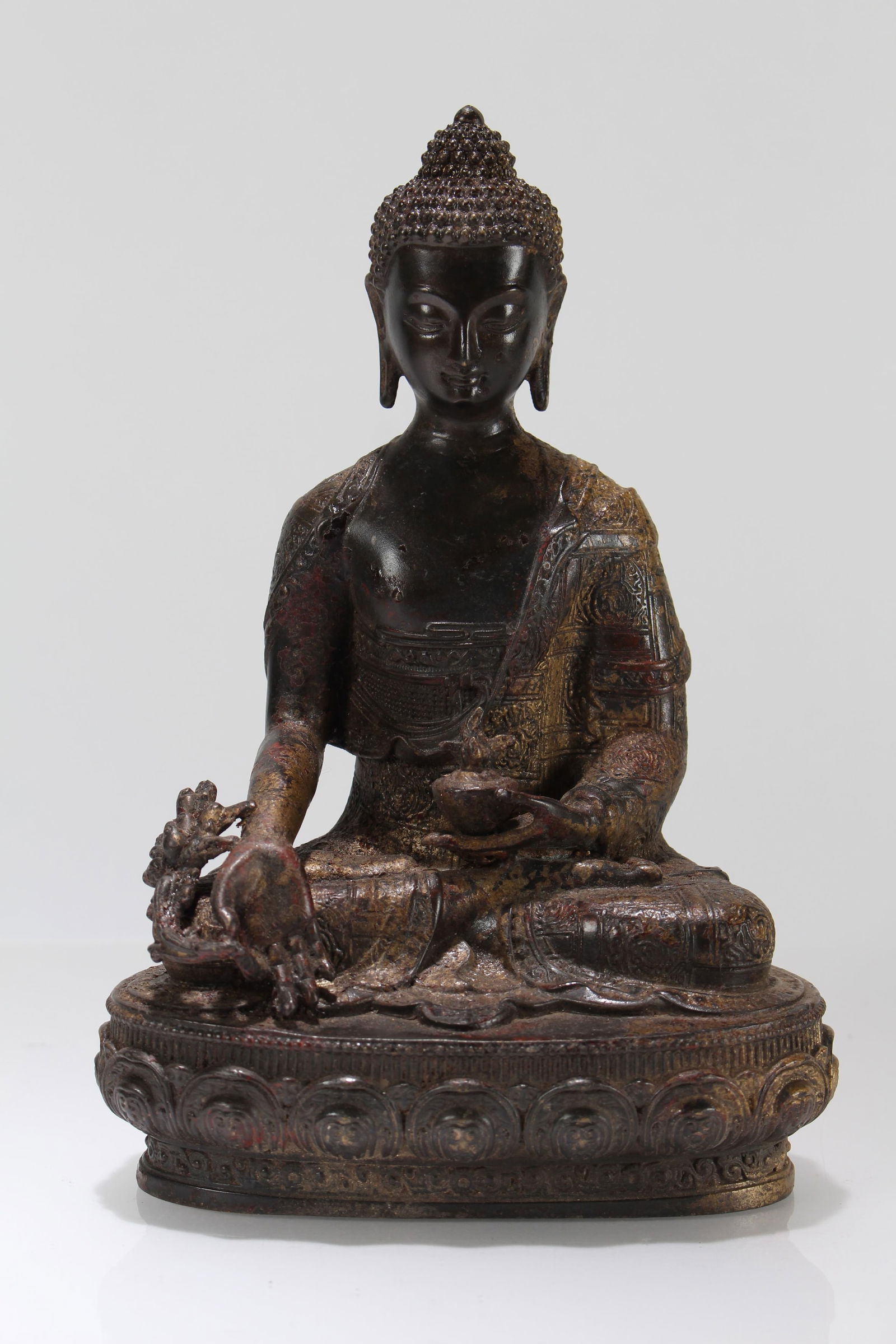 A Chinese Religious Fortune Buddha Statue (1 of 5)