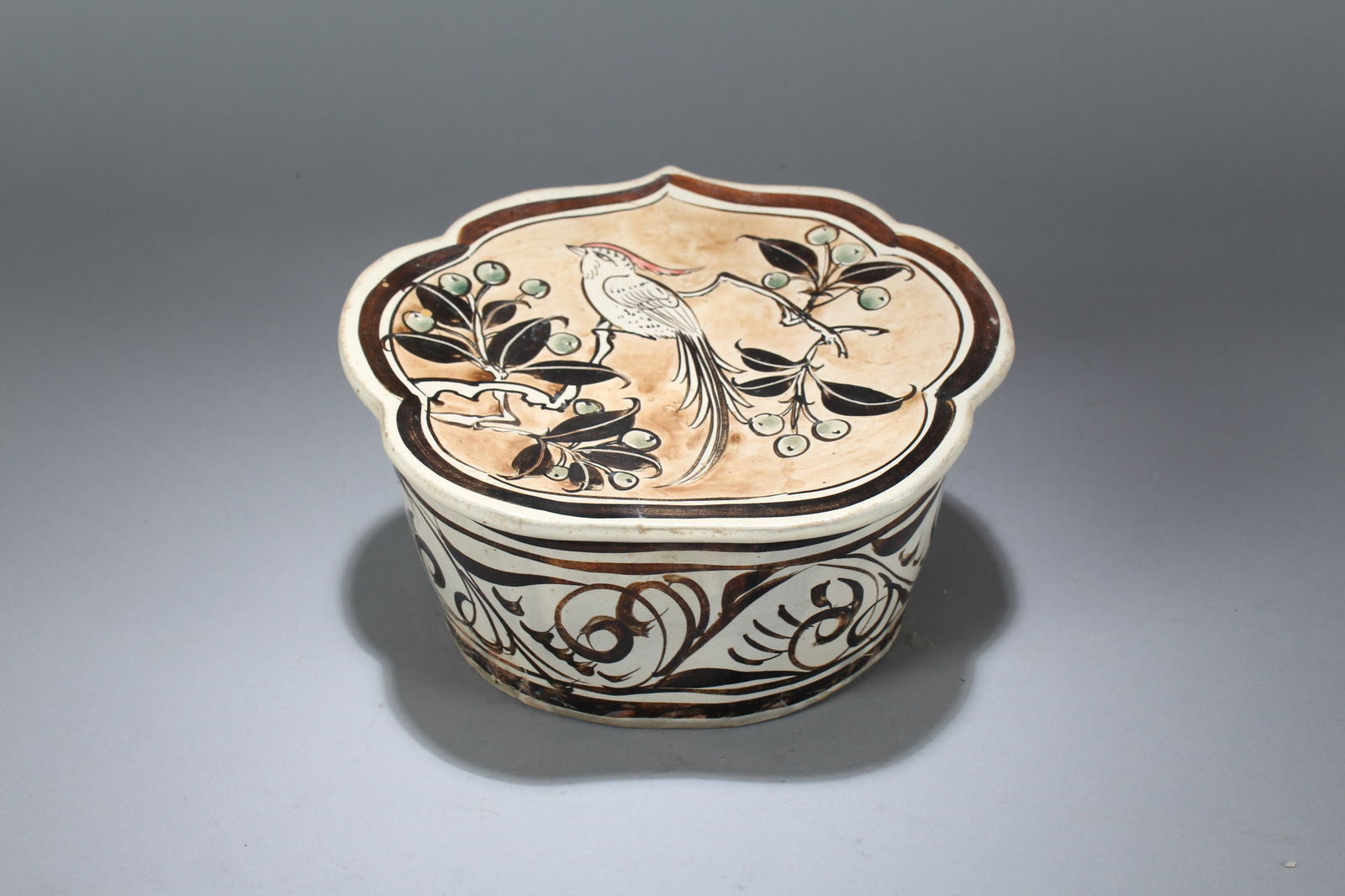 A Chinese Nature-sceen Religious Porcelain Fortune Statue: A Chinese Nature-sceen Religious Porcelain Fortune Statue. Height: 4 (inch). Width: 9 (inch). Length: 8.5 (inch).