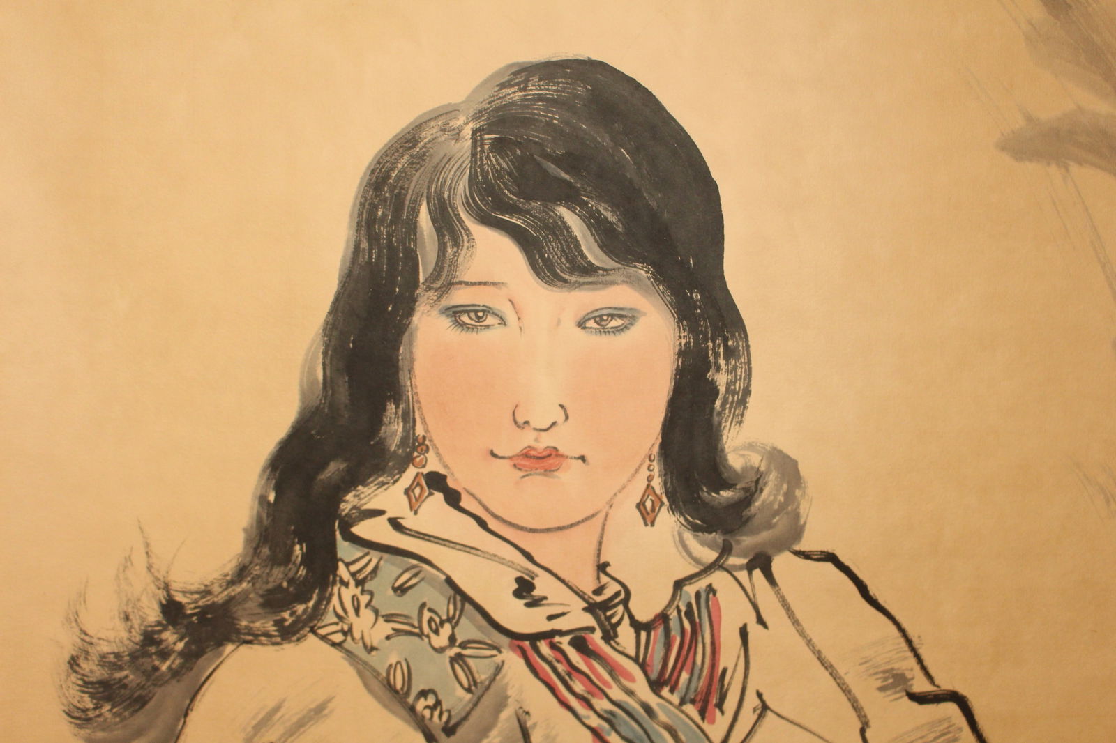 A Chinese Portrait Fortune Scroll - 5