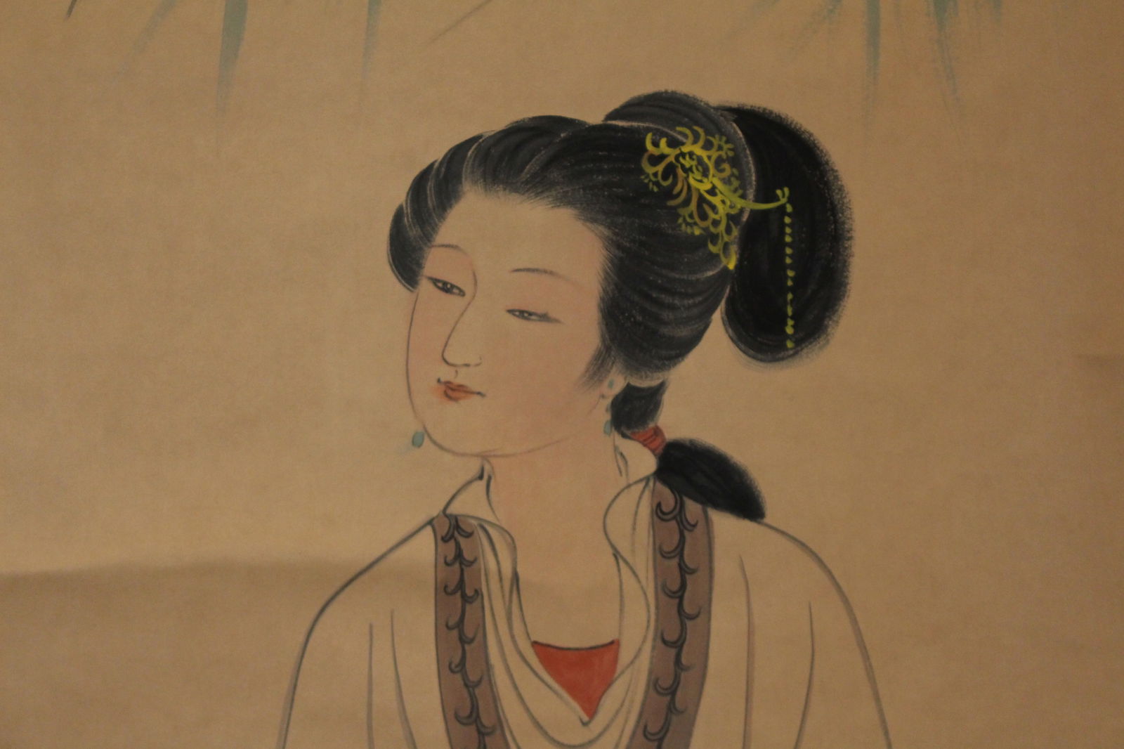 A Chinese Portrait Fortune Scroll - 4