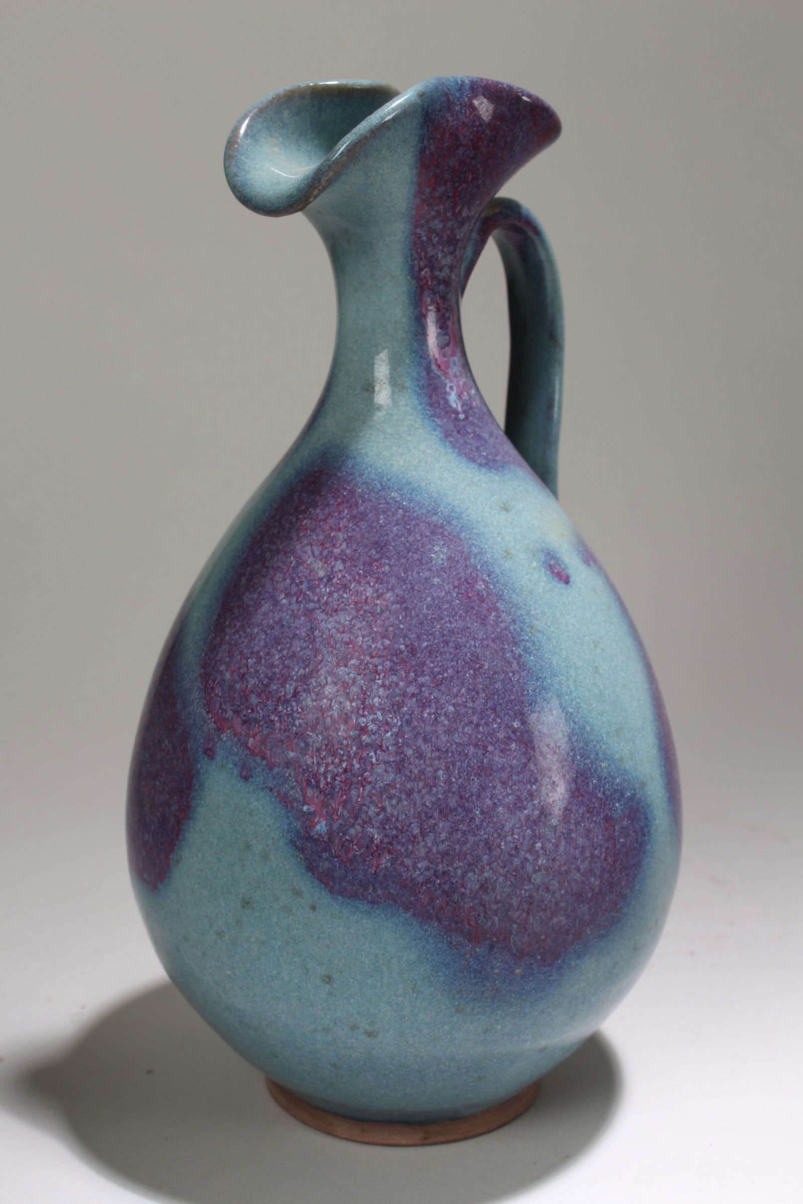 A Chinese Rujun Fortune Porcelain Ewer: A Chinese Rujun Fortune Porcelain Ewer. Height: 9.25 (inch). Width: 5 (inch).