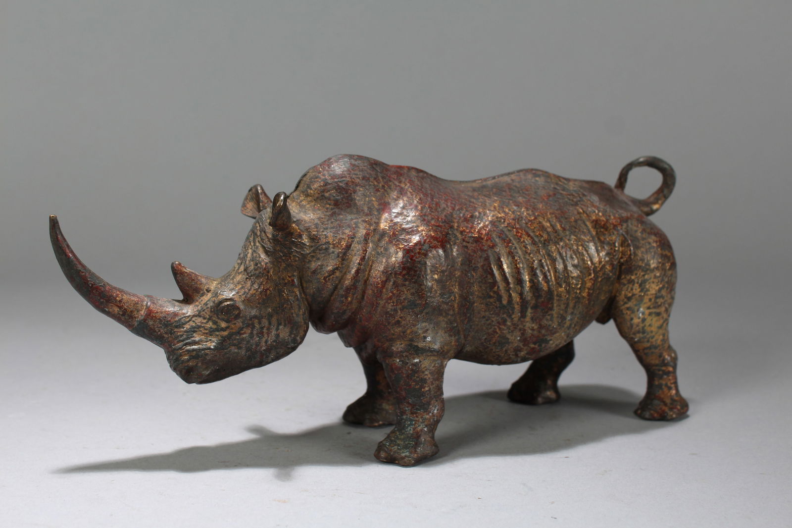 A Chinese Myth-beast Religious Fortune Statue: A Chinese Myth-beast Religious Fortune Statue. Height: 4.5 (inch). Length: 9.75 (inch). Width: 2.75 (inch).