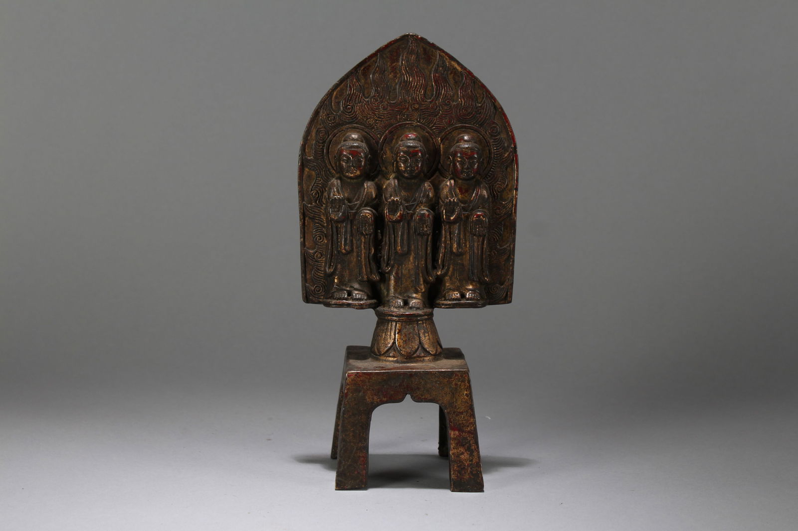 A Chinese Anicent-framing Religious Fortune Statue: A Chinese Anicent-framing Religious Fortune Statue. Height : 9.5 (inch). Width : 5 (inch). Length : 3 (inch).