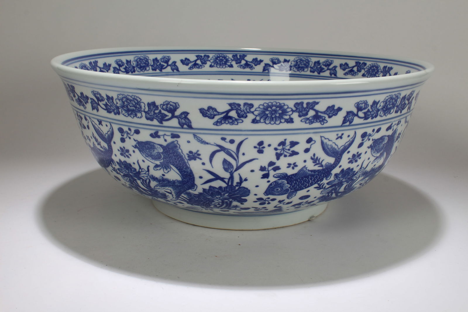 A Chinese Massive Blue and White Porcelain Bowl (1 of 7)