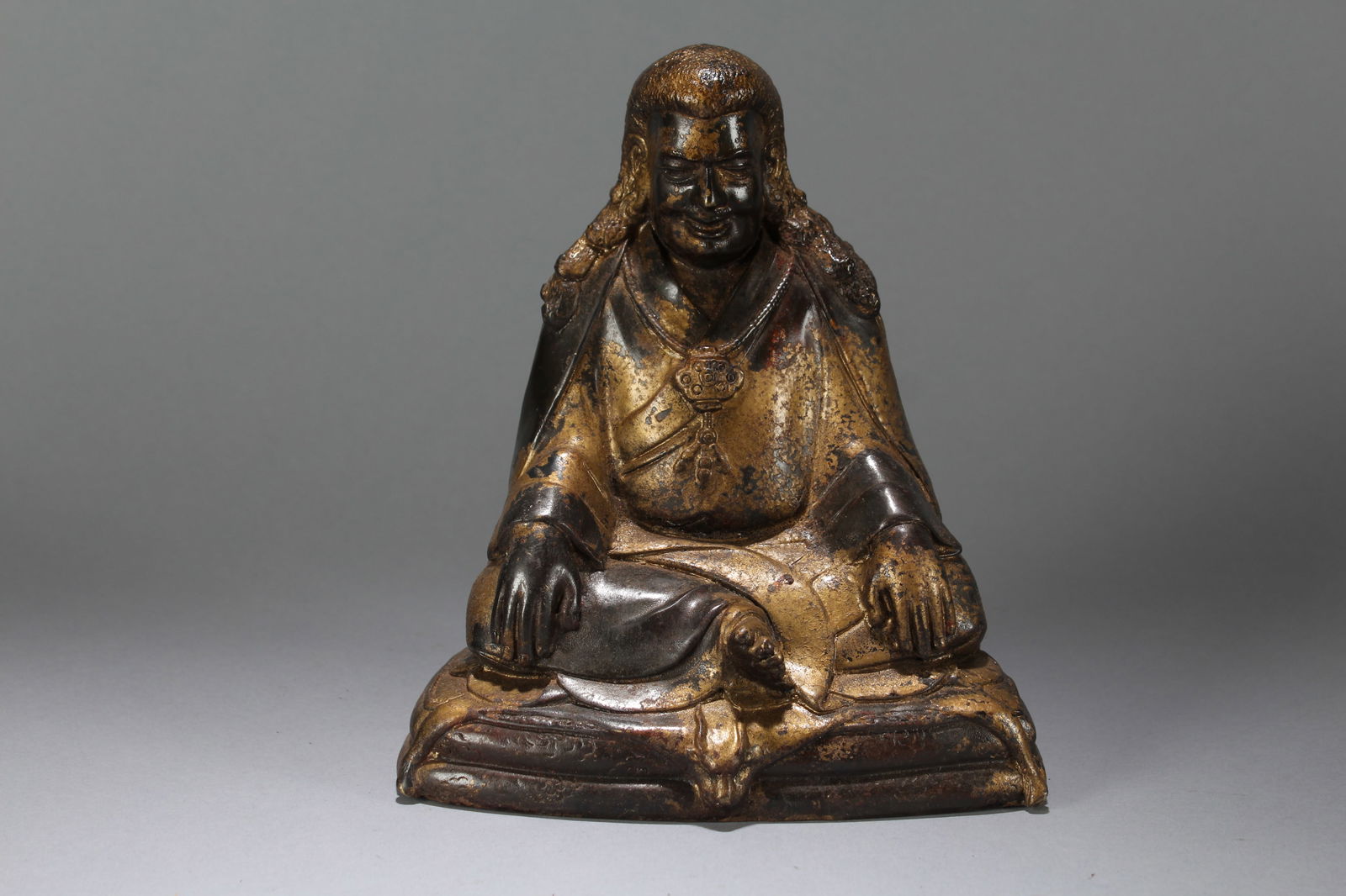 A Chinese Vividly-detailed Religious Buddha Statue (1 of 6)