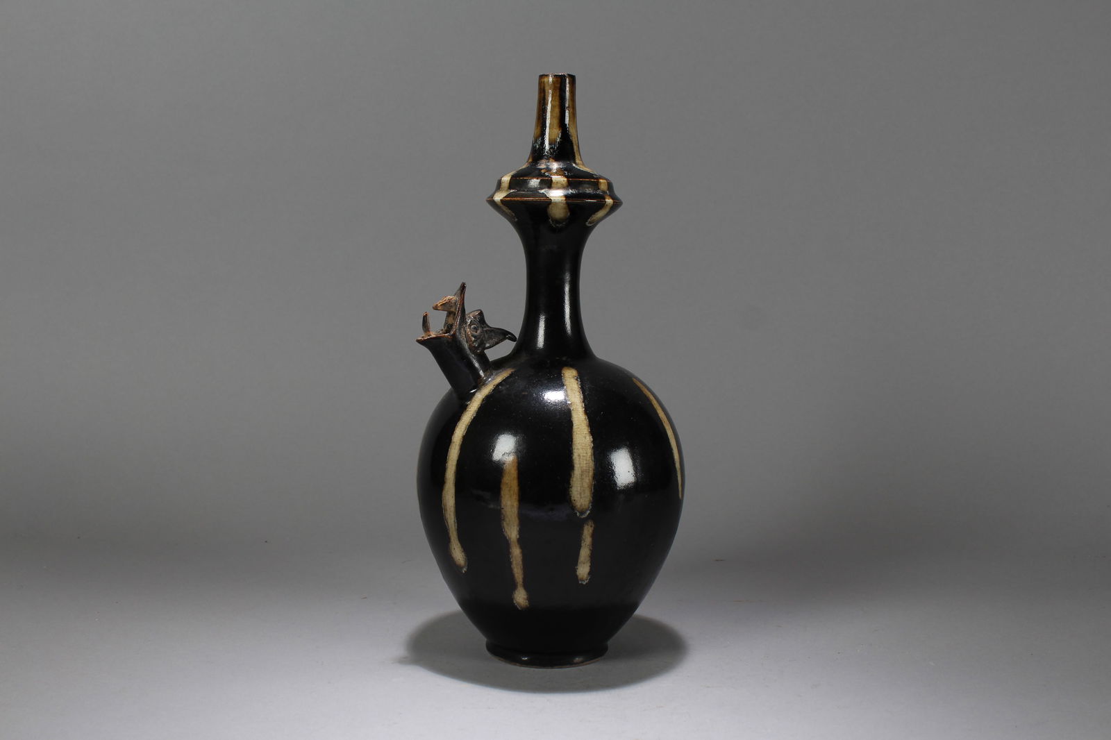 A Chinese Anicent-framing Porcelain Fortune Vase: A Chinese Anicent-framing Porcelain Fortune Vase. Height: 12.5 (inch). Width: 5.5 (inch).