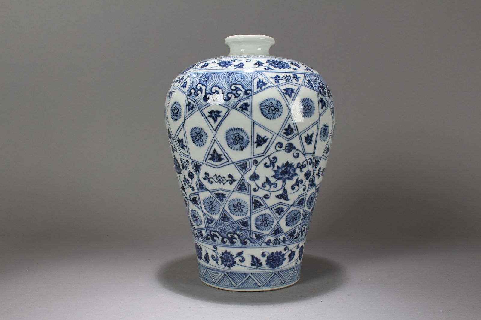 A Chinese Blue and White Massive Porcelain Fortune Vase (1 of 6)