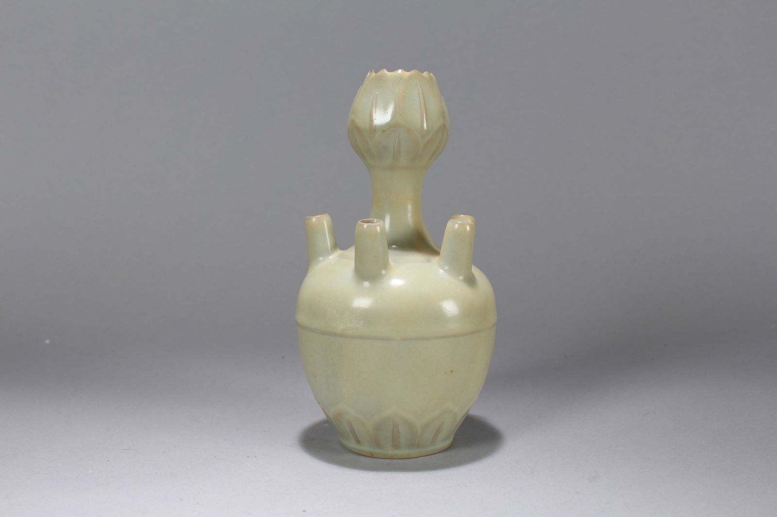 A Chinese Anicent-framing Porcelain Fortune Vase: A Chinese Anicent-framing Porcelain Fortune Vase. Height: 7 (inch). Width: 3.5 (inch).