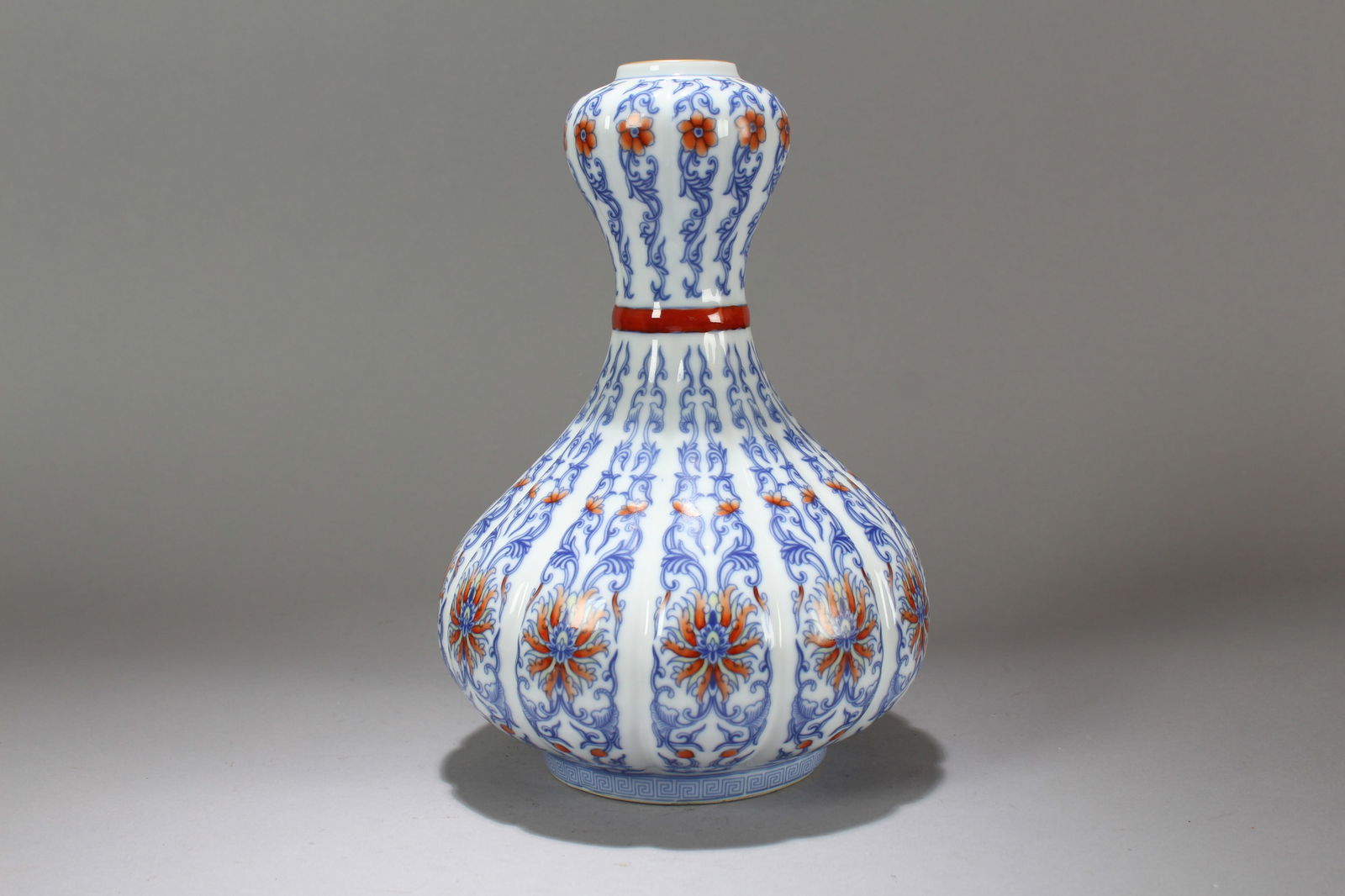 A Chinese Vividly-detailed Anicent-framing Blue and White Porcelain Fortune Vase: A Chinese Vividly-detailed Anicent-framing Blue and White Porcelain Fortune Vase. Height: 10.25 (inch). Width: 7 (inch).